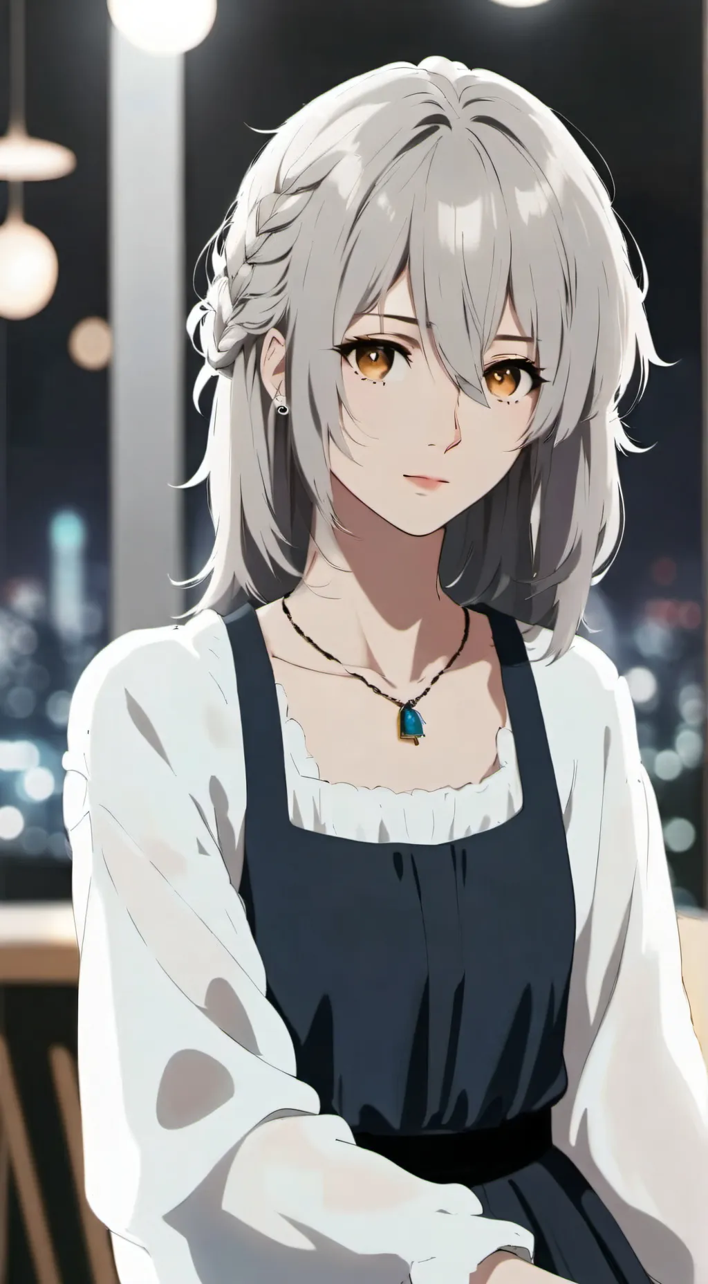 ai character: elise  background