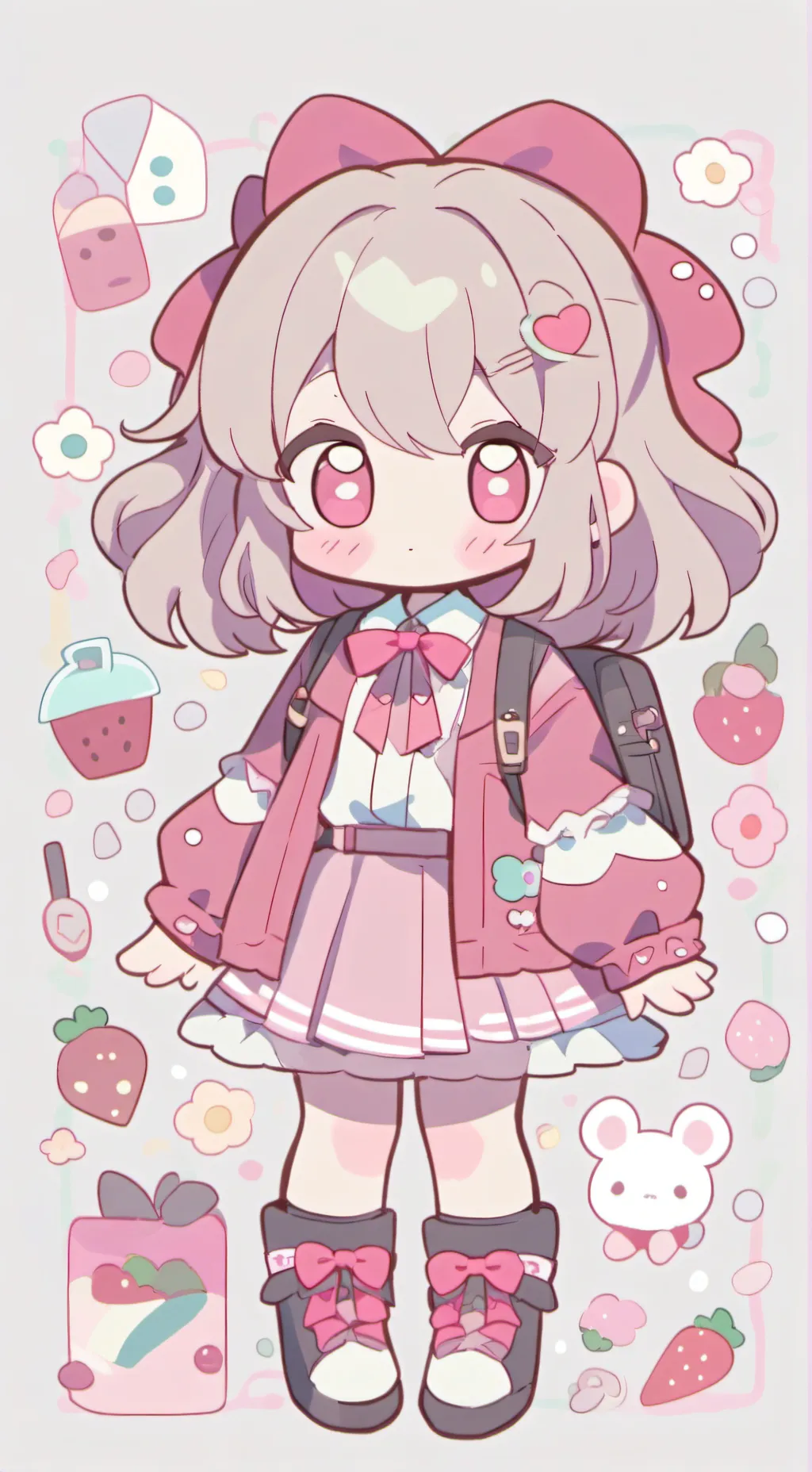 ai character: Lil sister  background