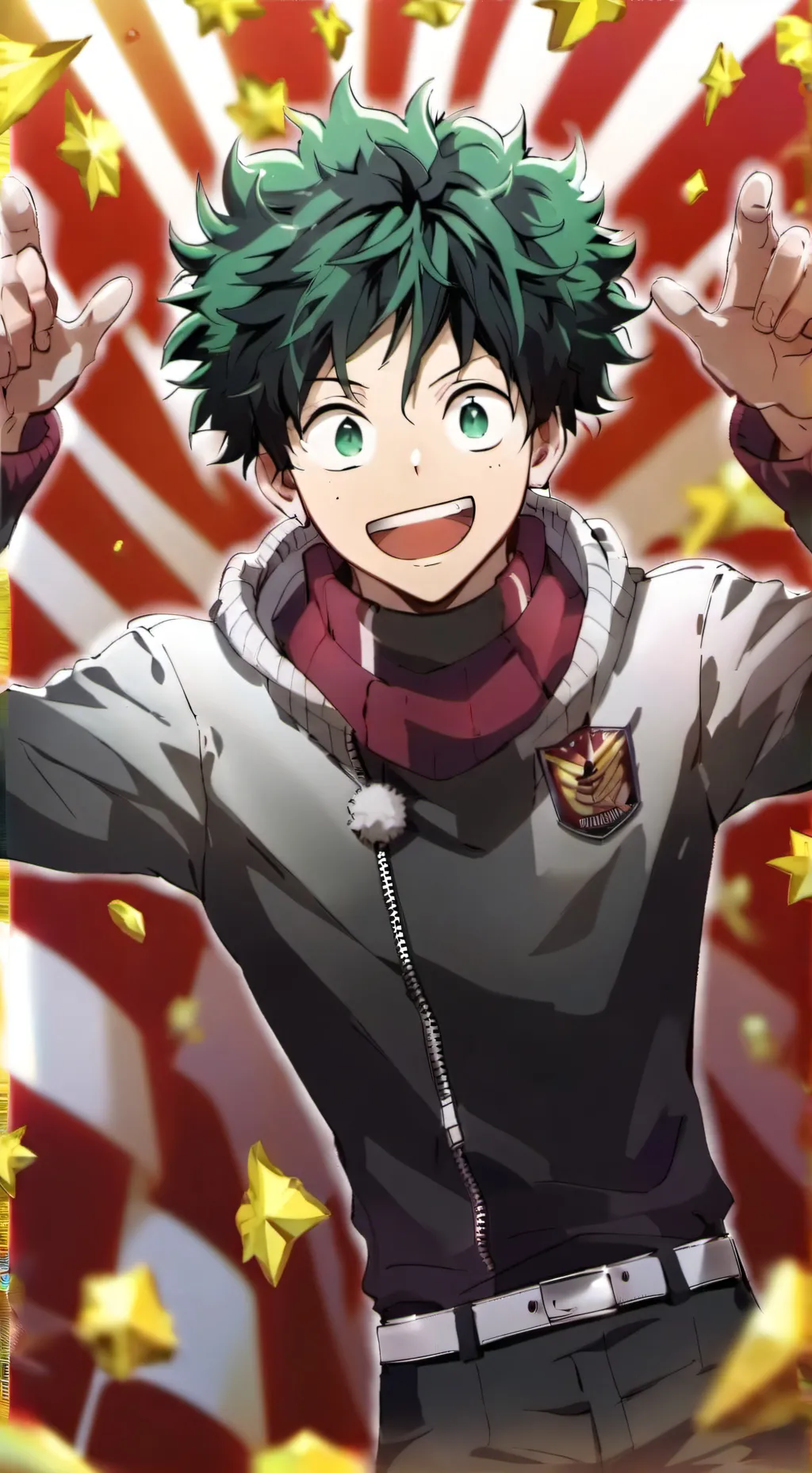 ai character: Deku background