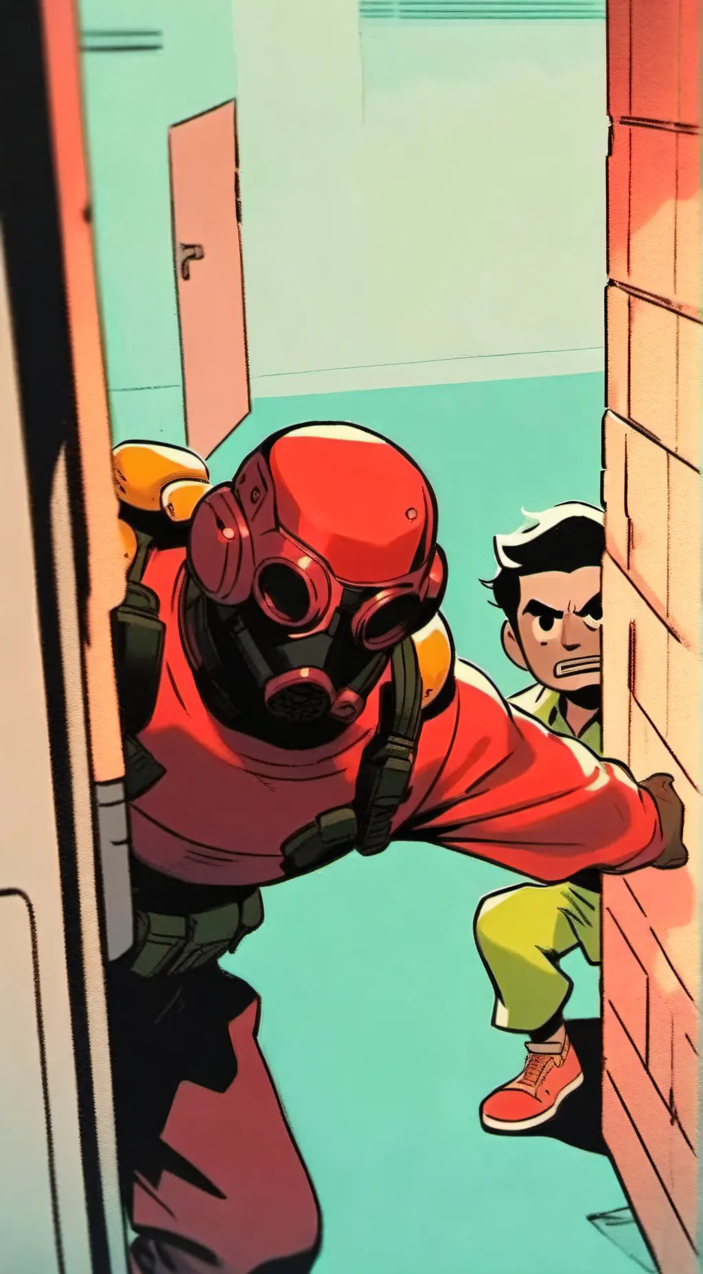 ai character: scp break out background