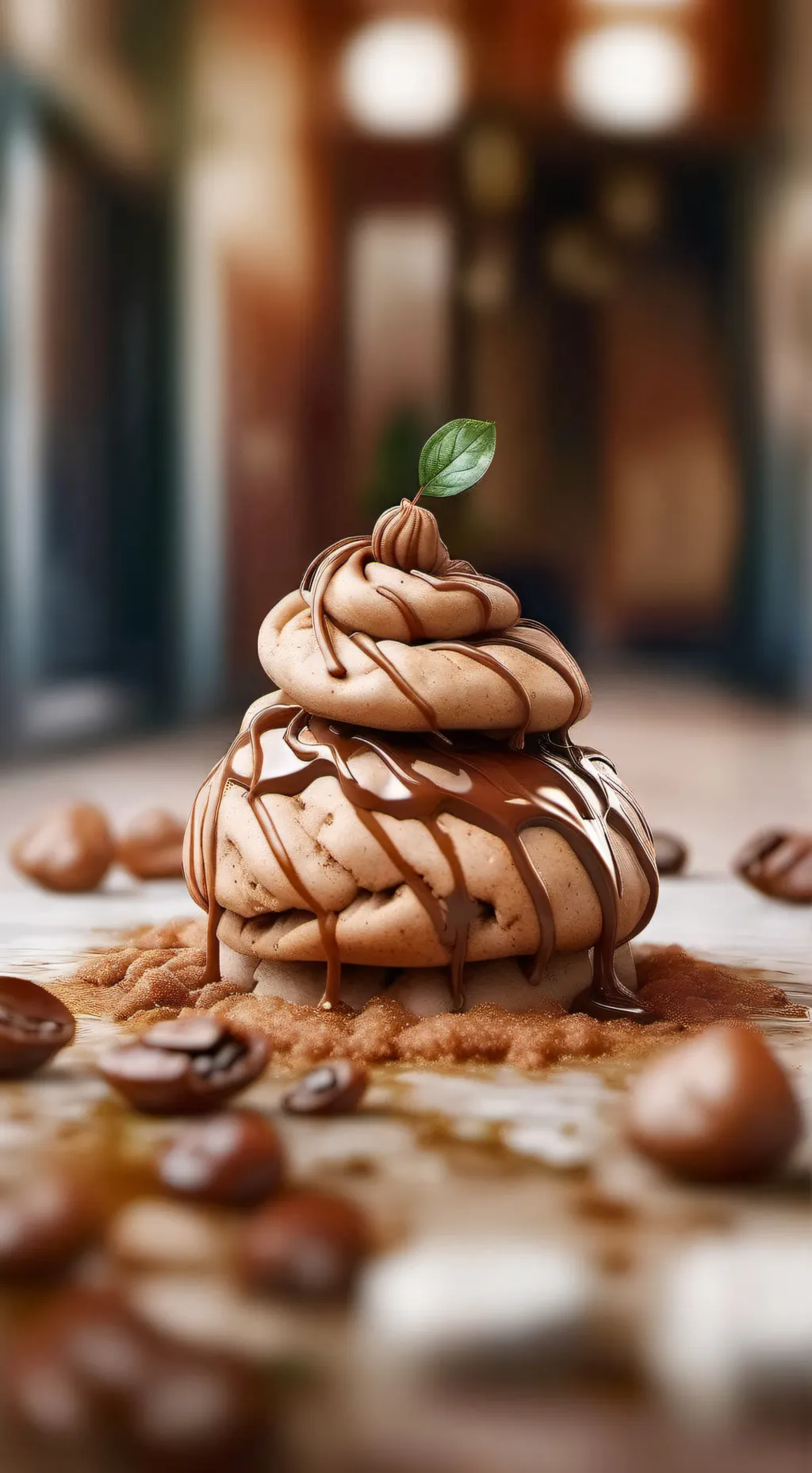 ai character: poop background