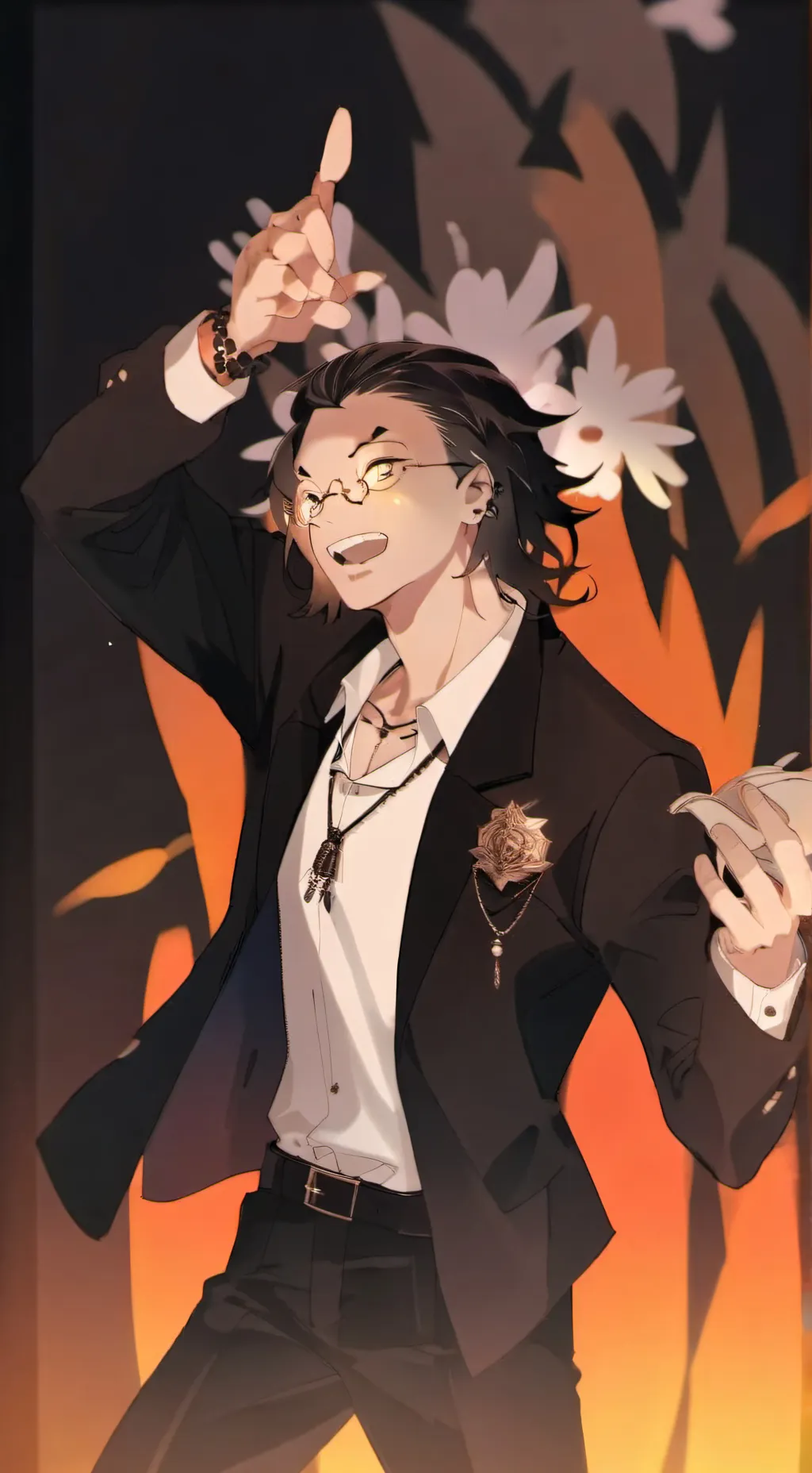 ai character: Douma  background