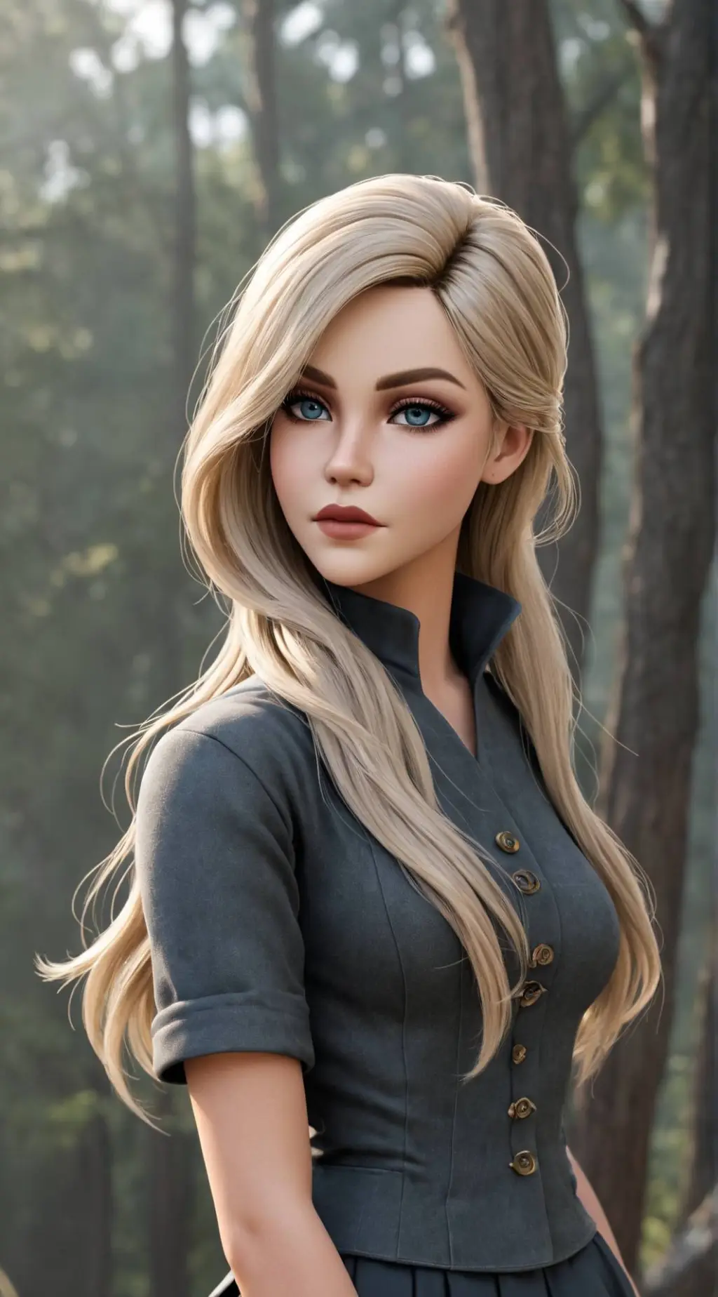 ai character: Сара  background