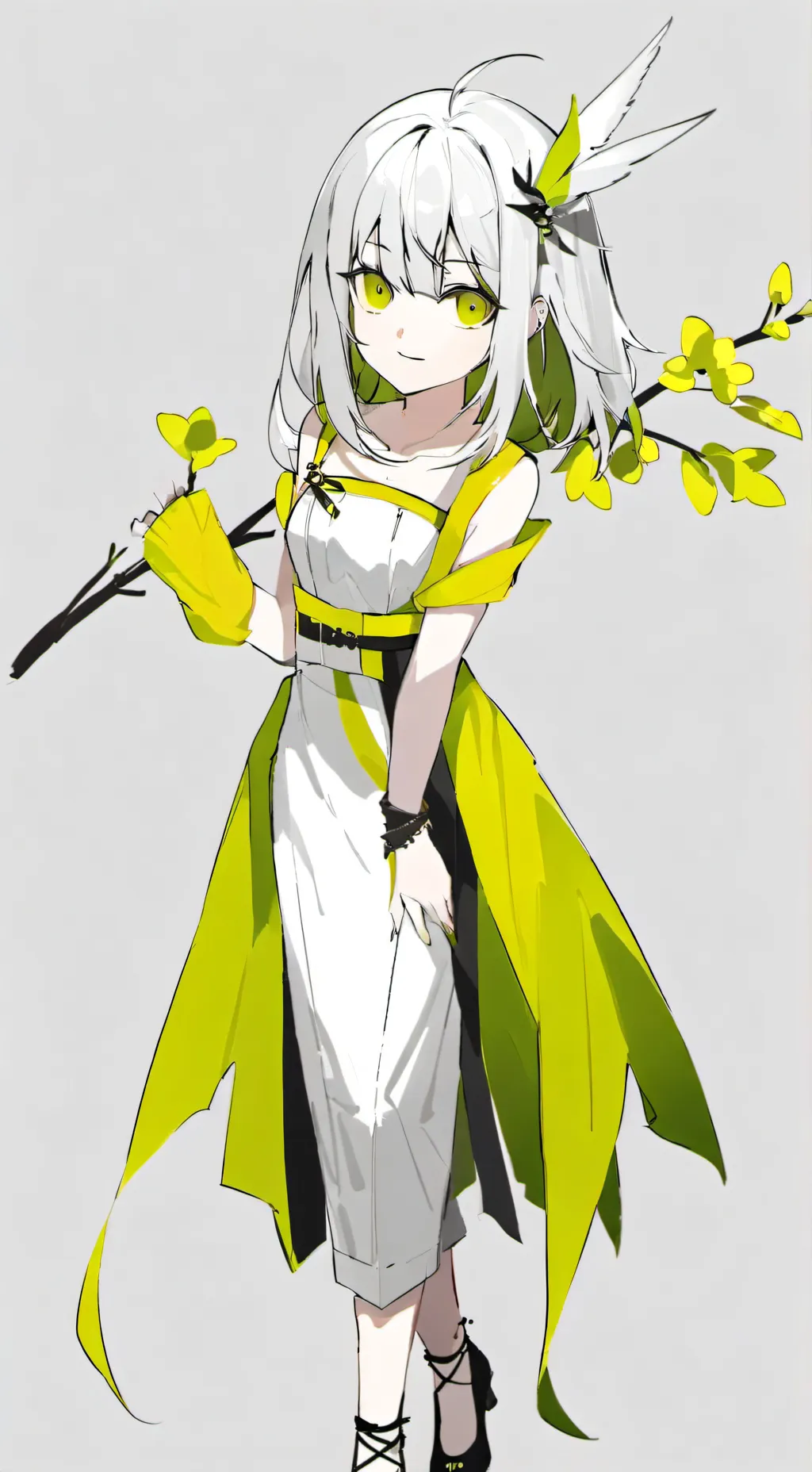 ai character: Mina y  Juan  background