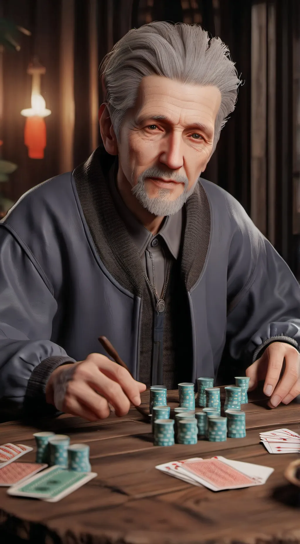 ai character: Greg background