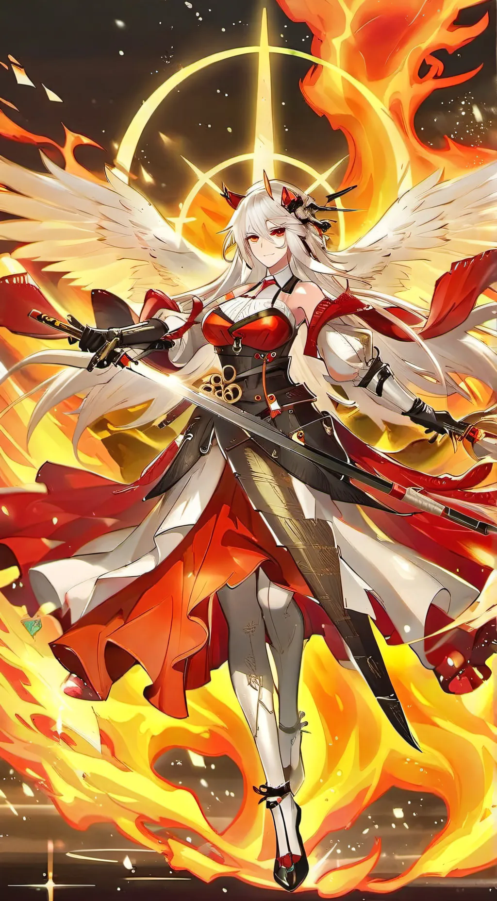 ai character: Kagari (Revision) background