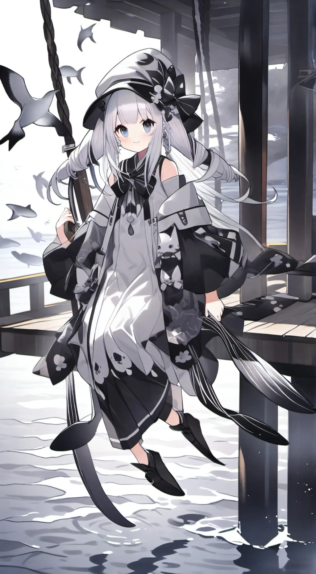 ai character: squid game background