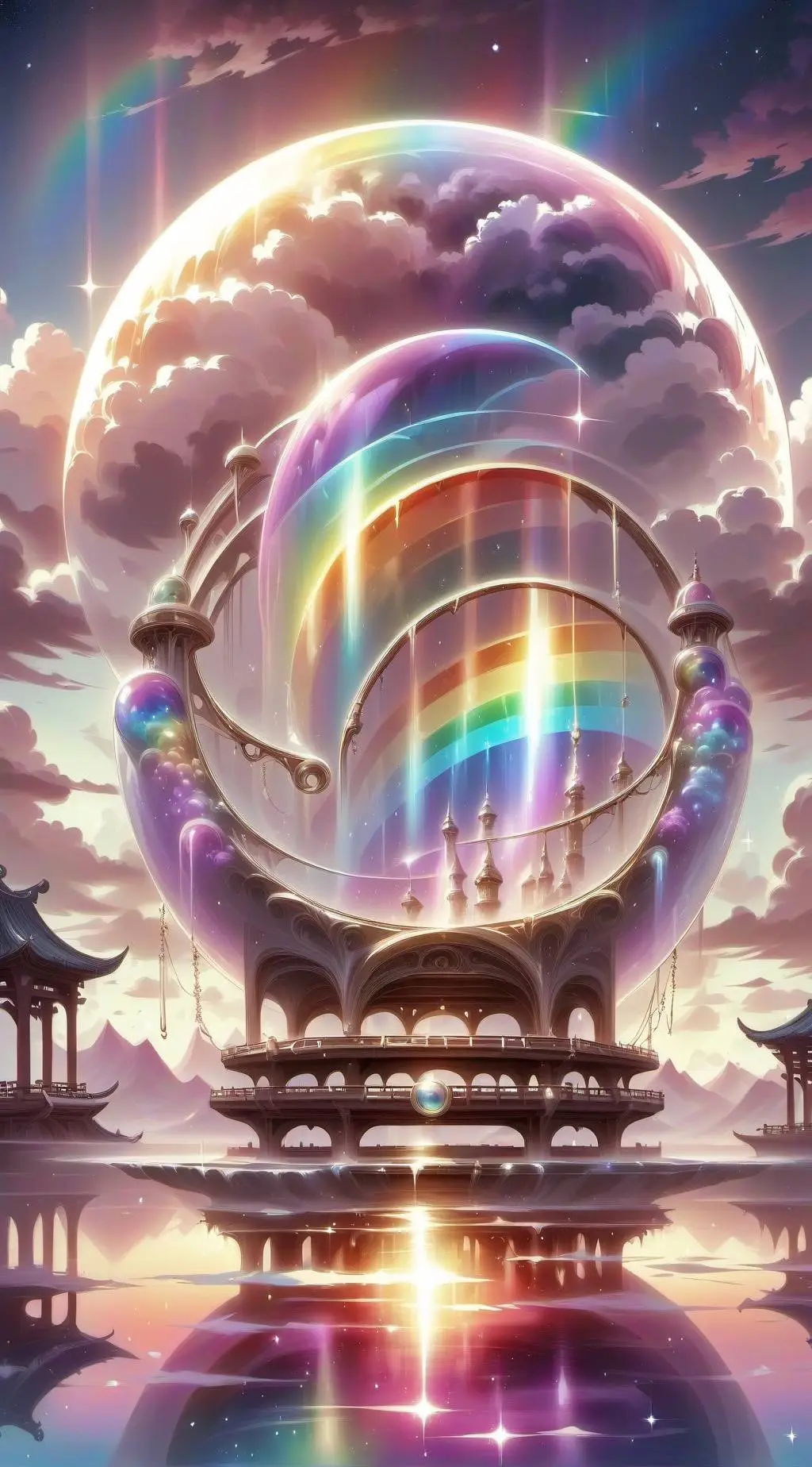 ai character: 🌟🌈⭐Dandy world⭐🌈🌟 background