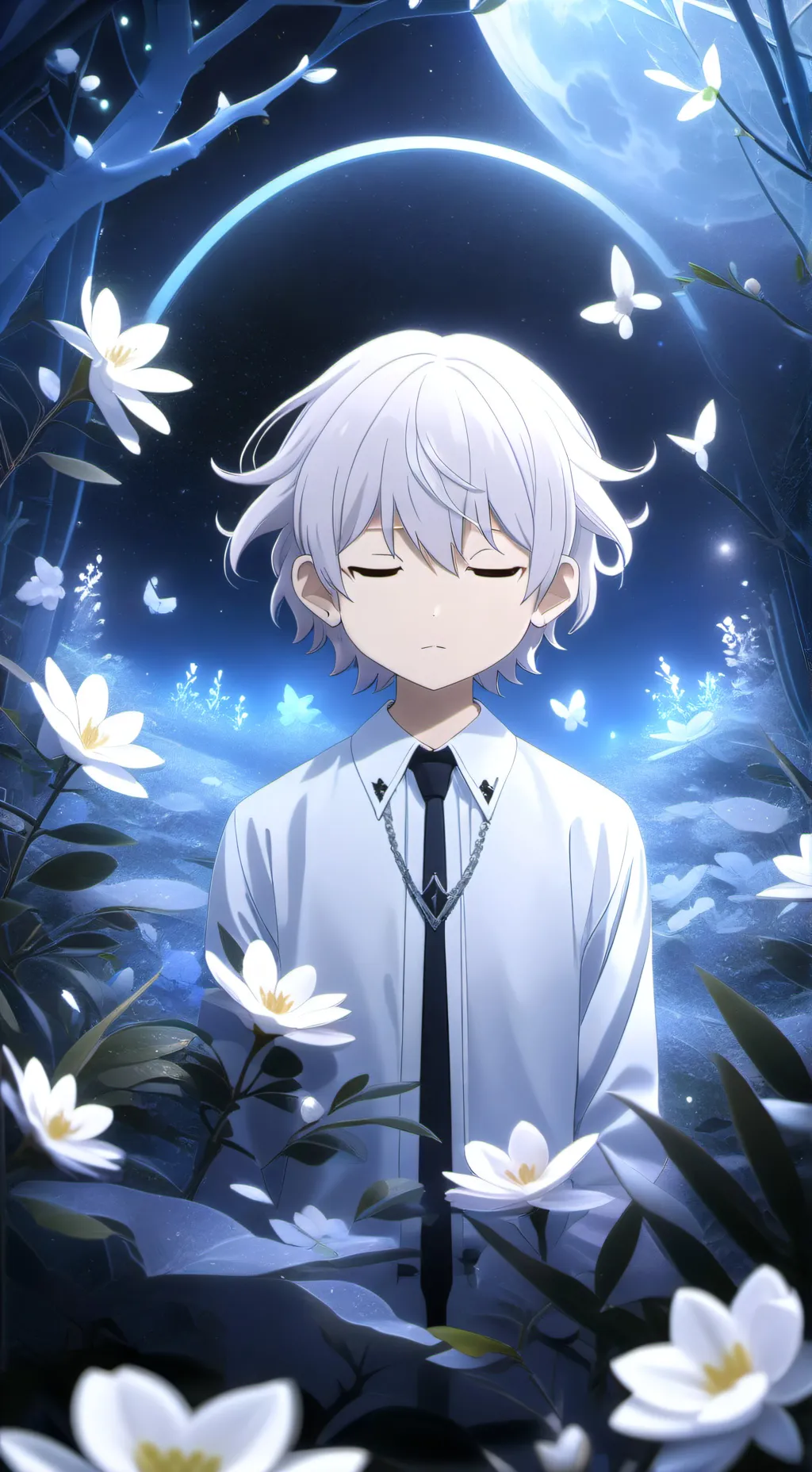 ai character: Focus background