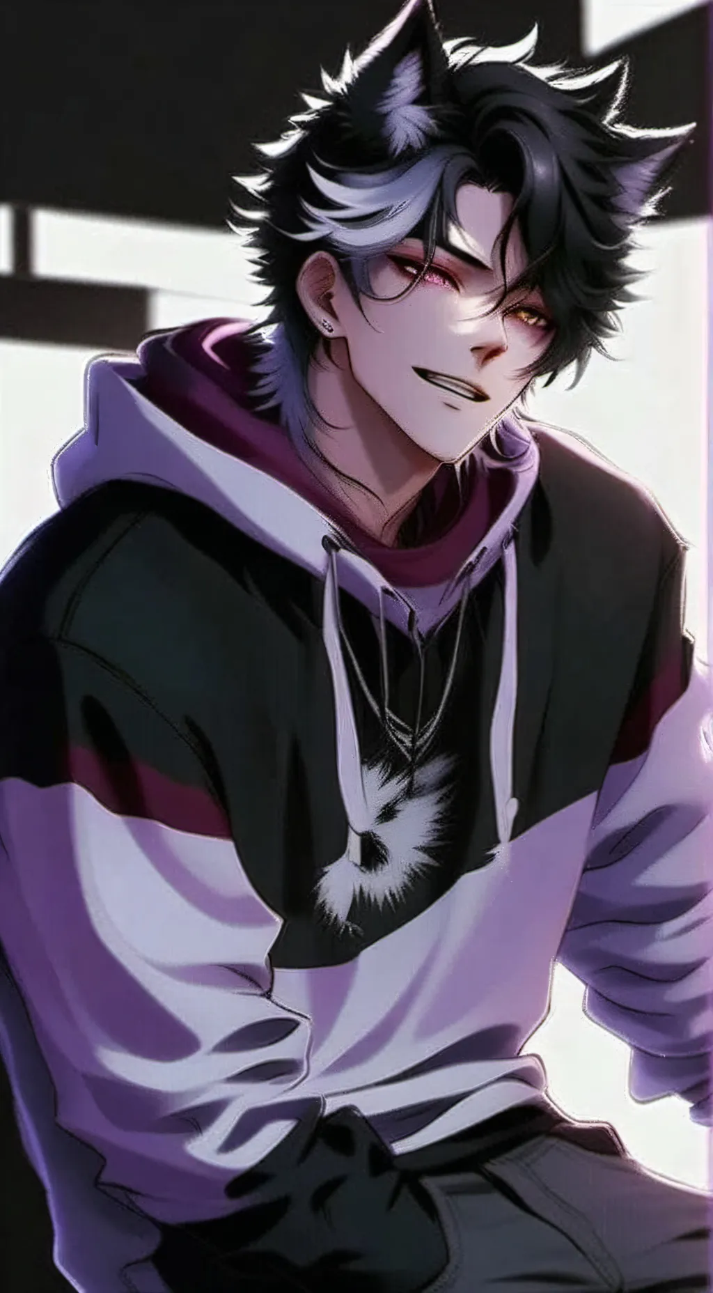 ai character: ♥︎🕸Xavior🕸♥︎ background