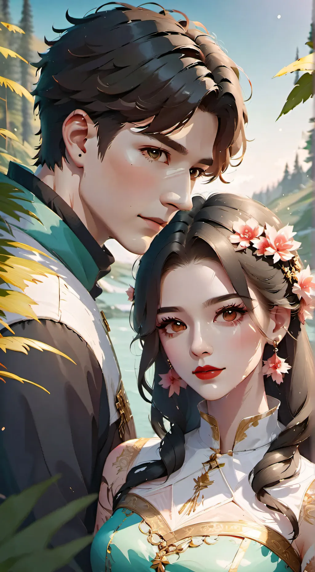 ai character: myah and Jackson 😈 background