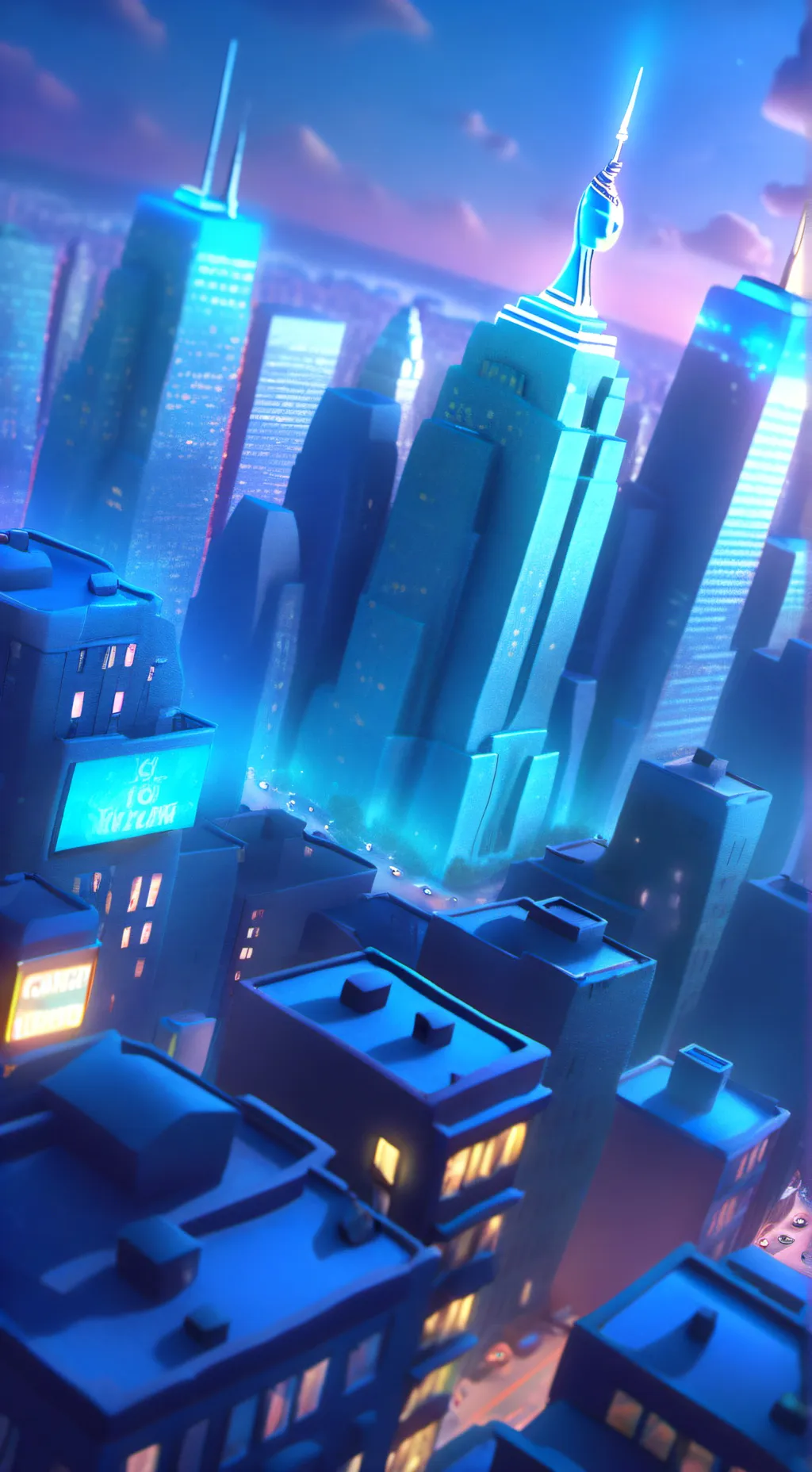 ai character: Nyc background