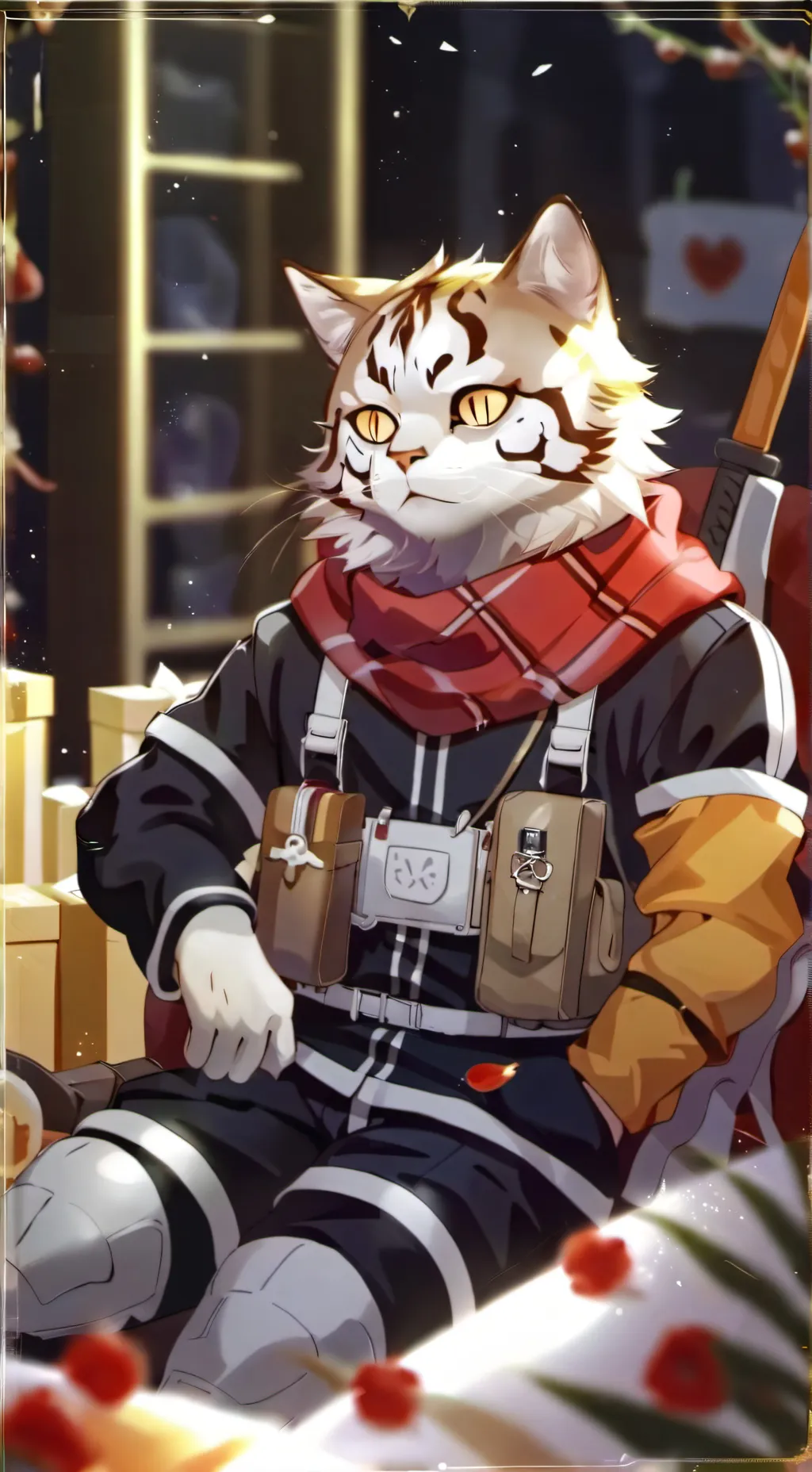 ai character: Scp cat background