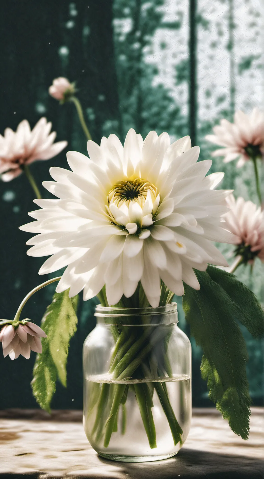 ai character: flowercake??? background