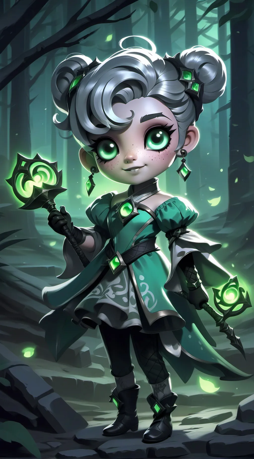 ai character: Gacha heat  background