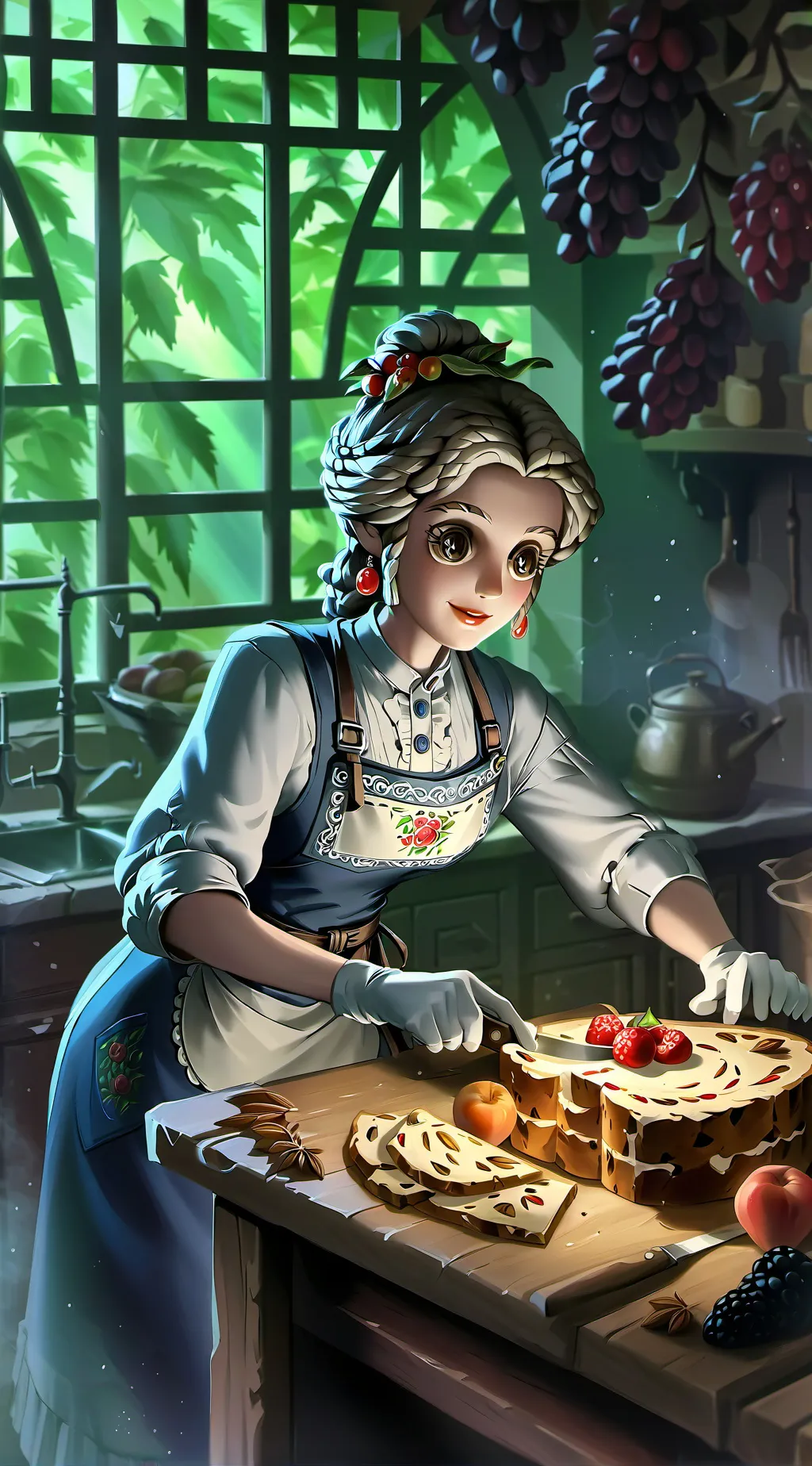 ai character: Fruitcake 9!!! background