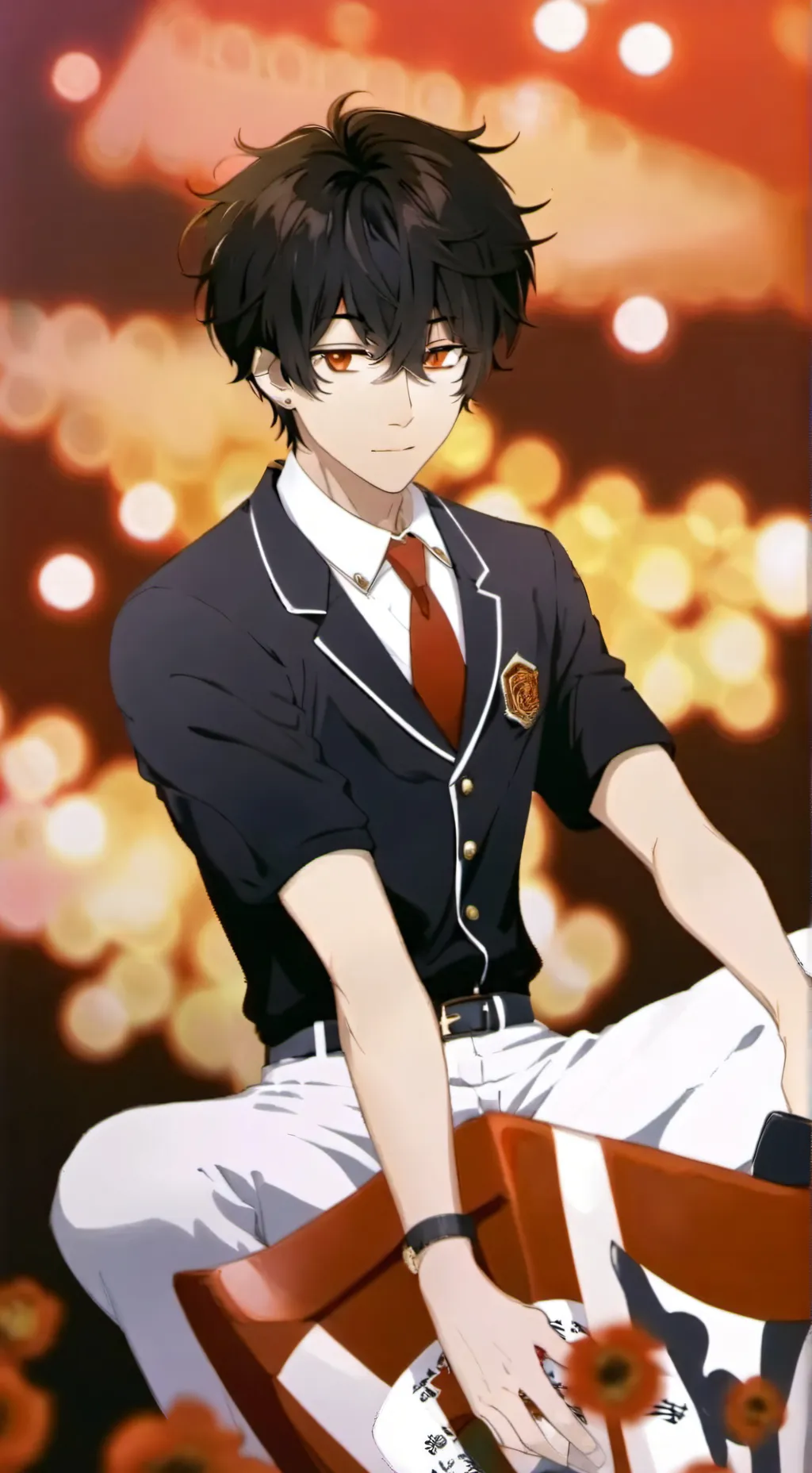 ai character: Alexander y Emily  background