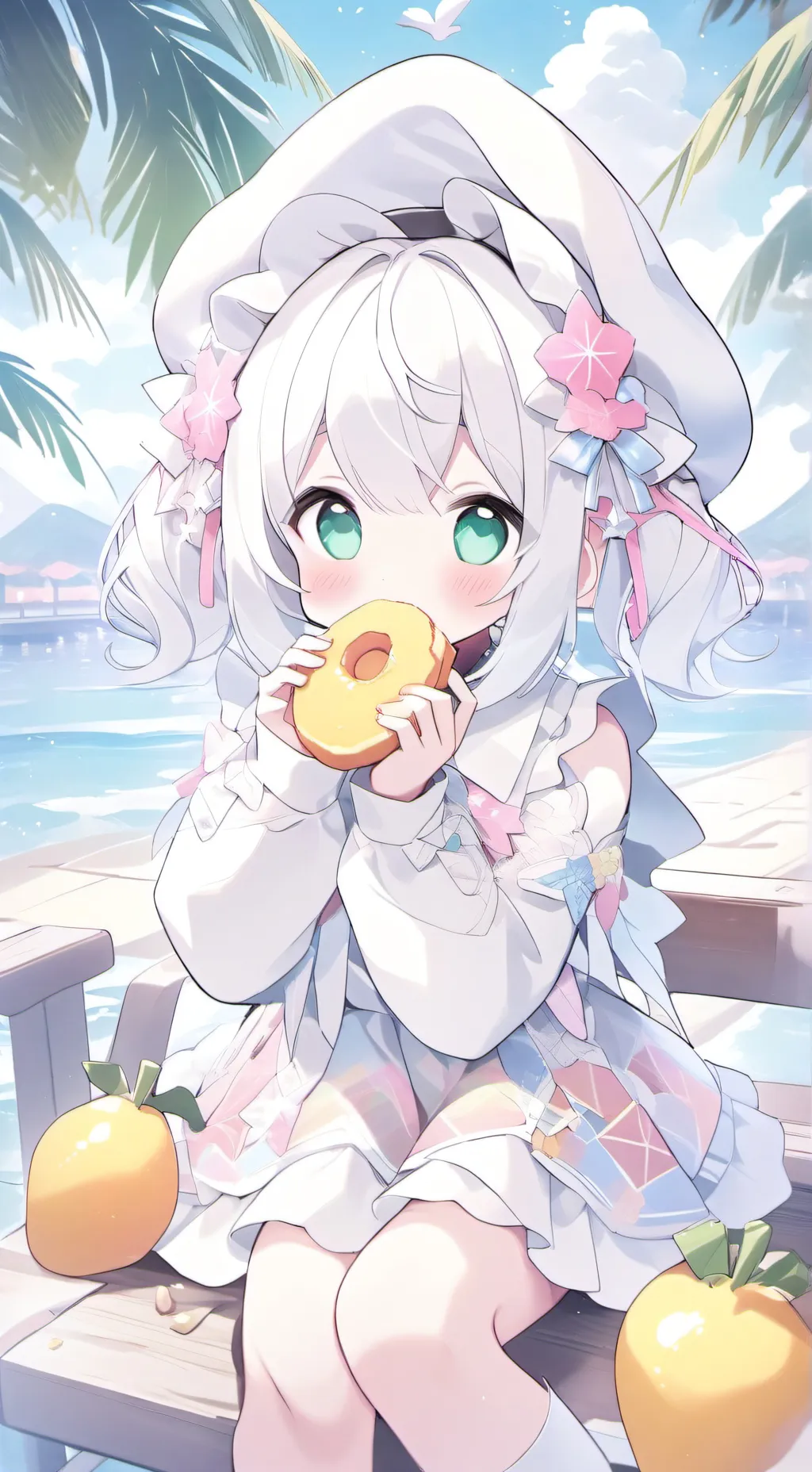 ai character: MANGO background