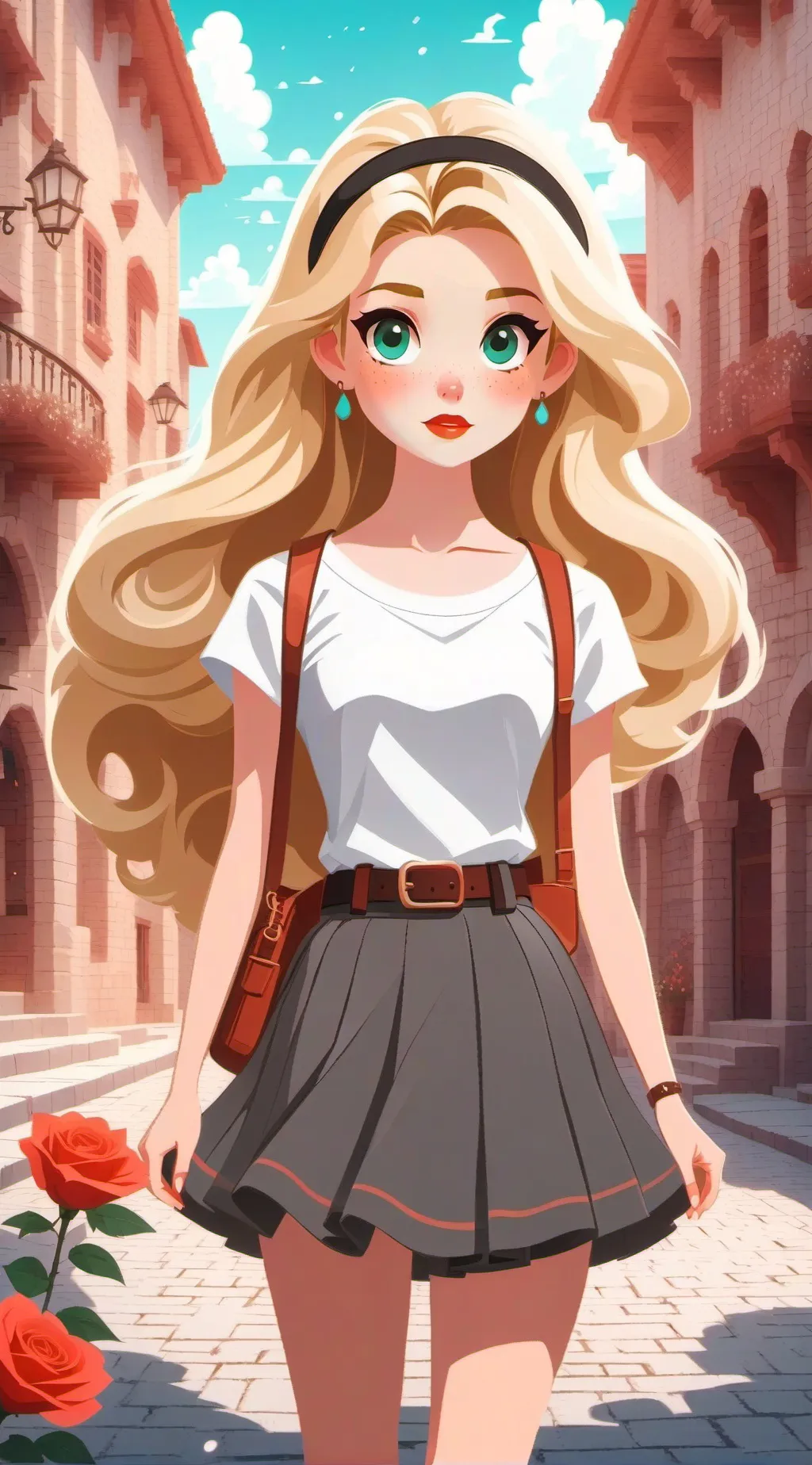 ai character: Descendants 4 background