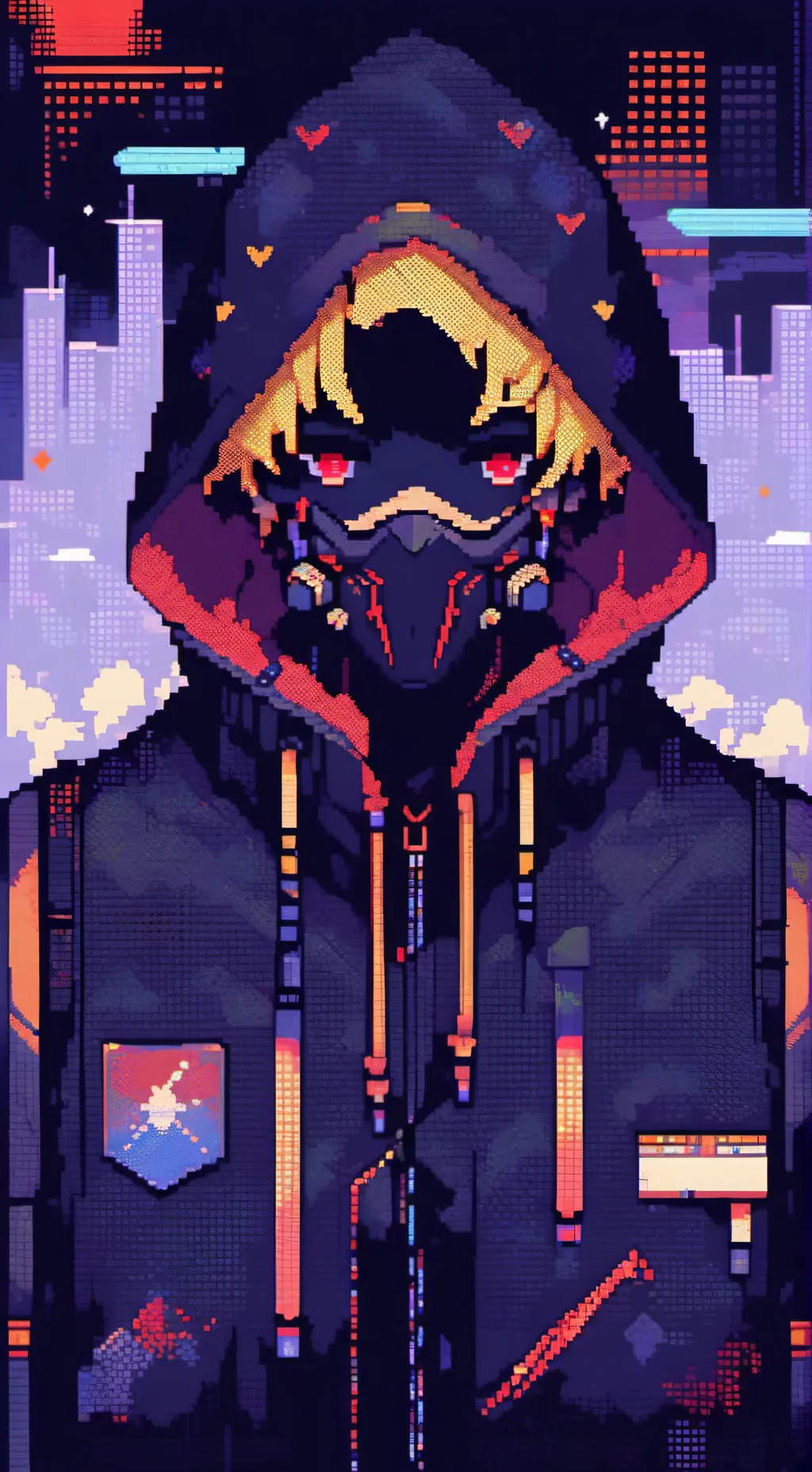 ai character: shadow demon  background