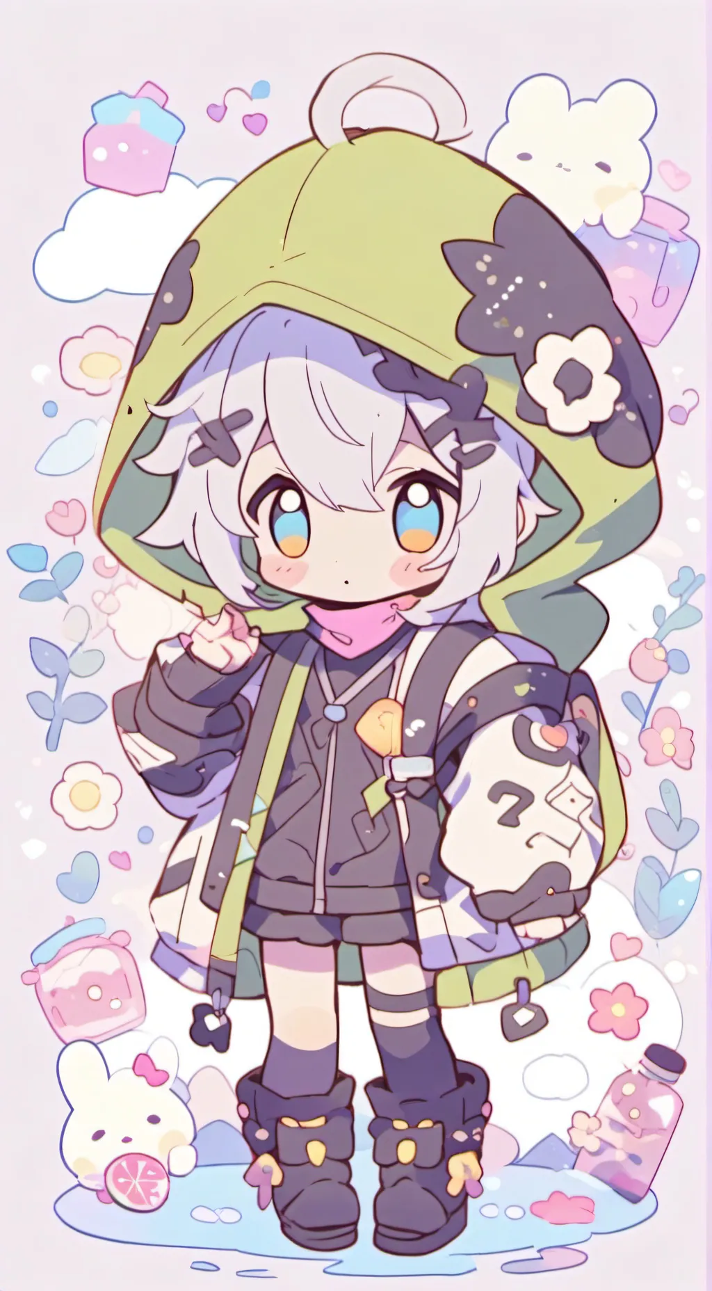 ai character: V Murder Drones background