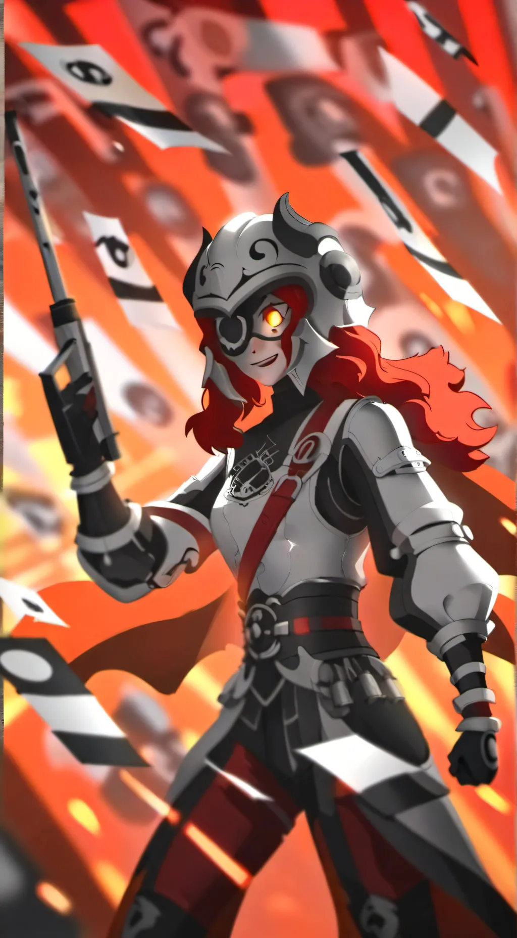 ai character: senthia sentry  background