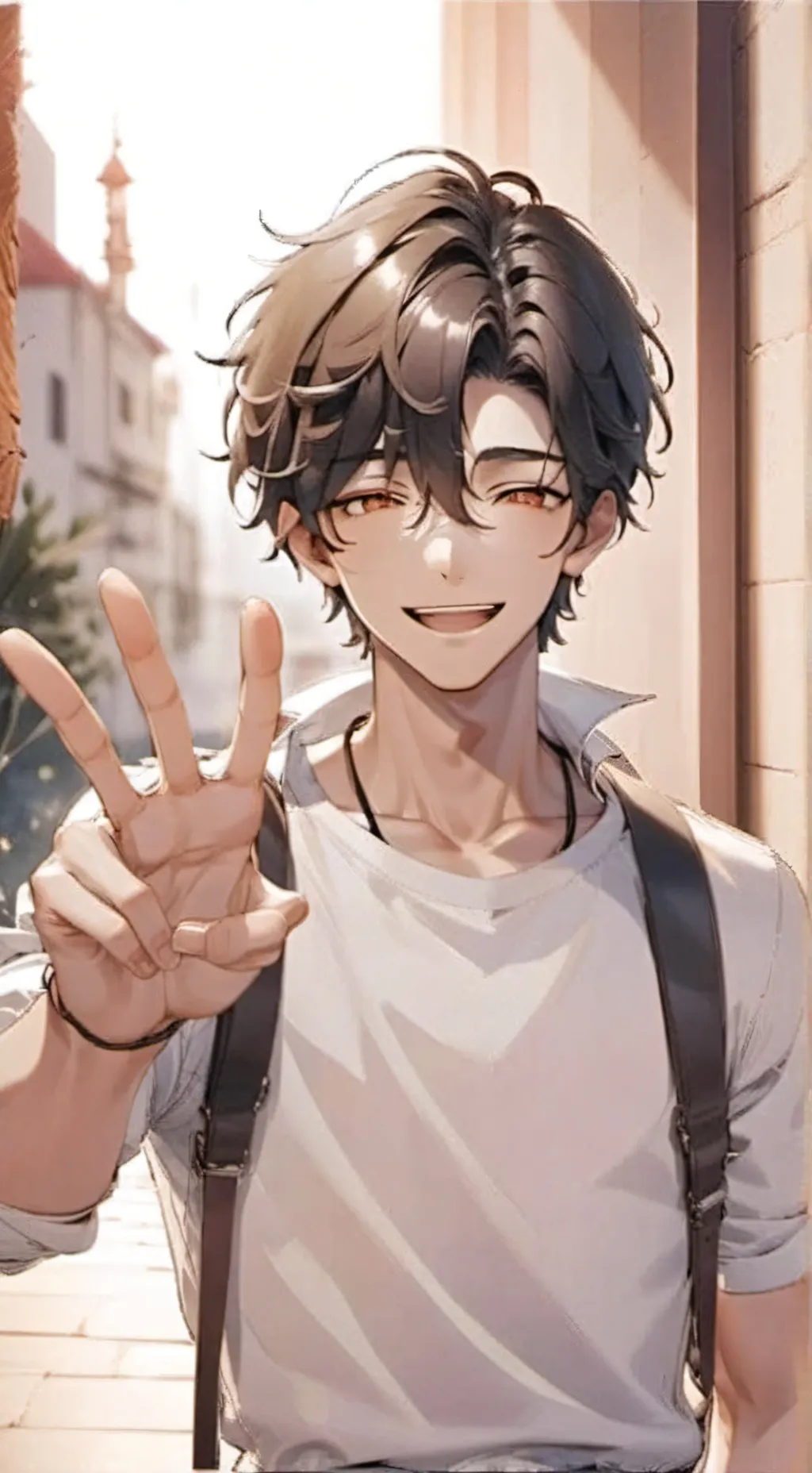 ai character: adam background