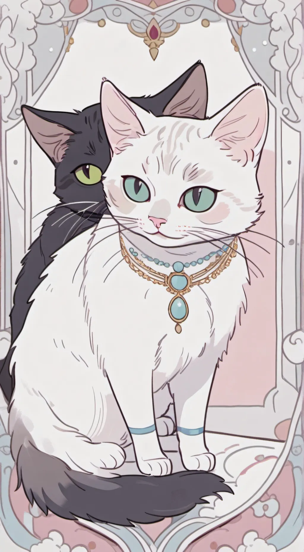 ai character: 🎀Wenda✨ background