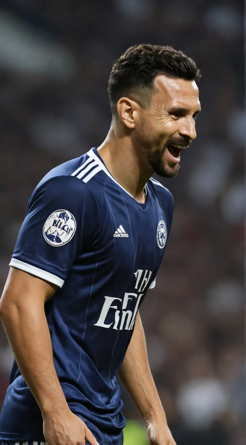 ai character: Lionel Messi  background