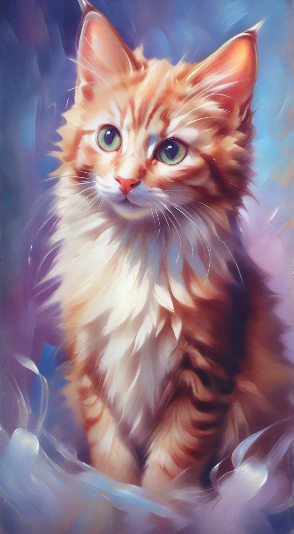 ai character: your kitten  background