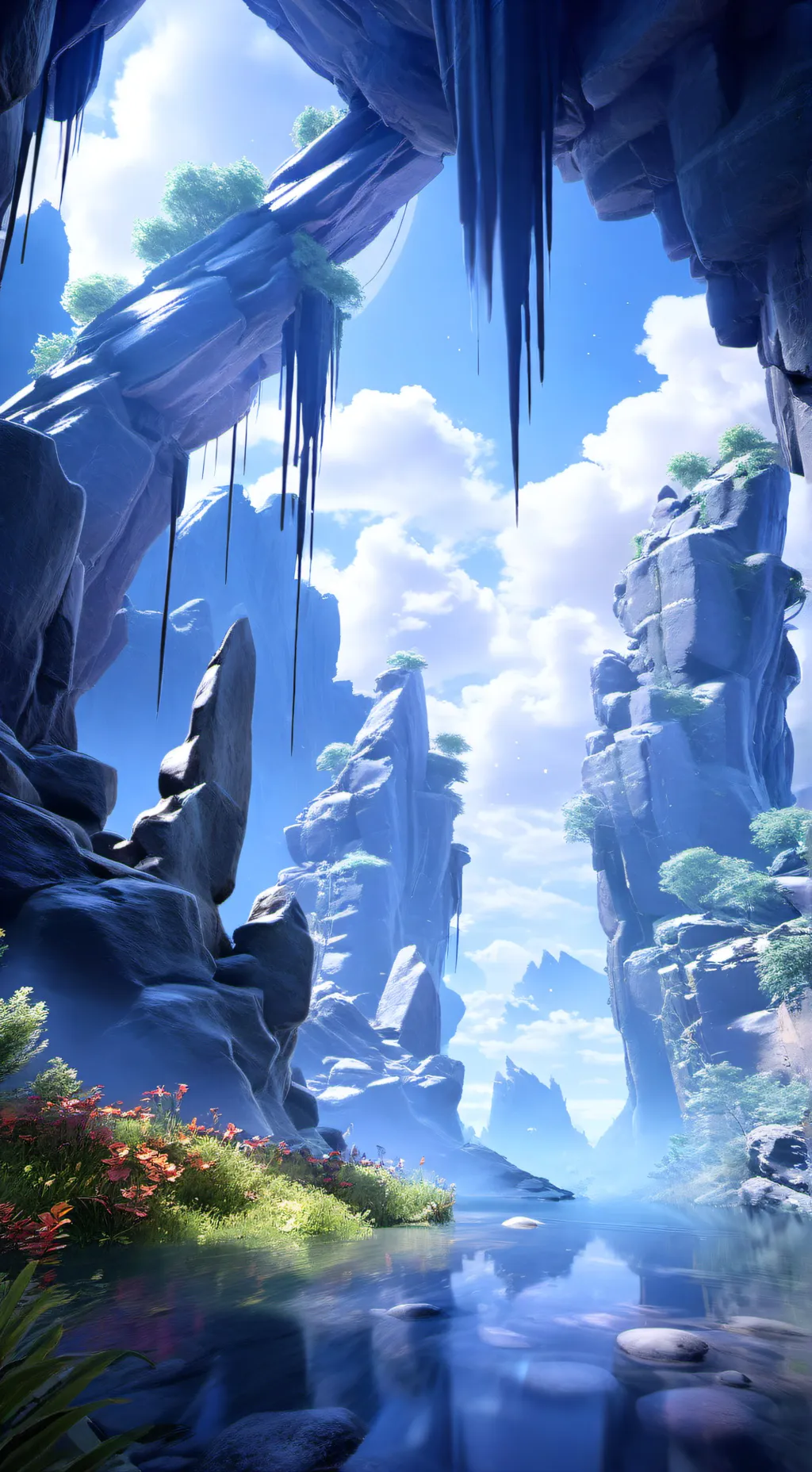 ai character: kaiju paradise  background