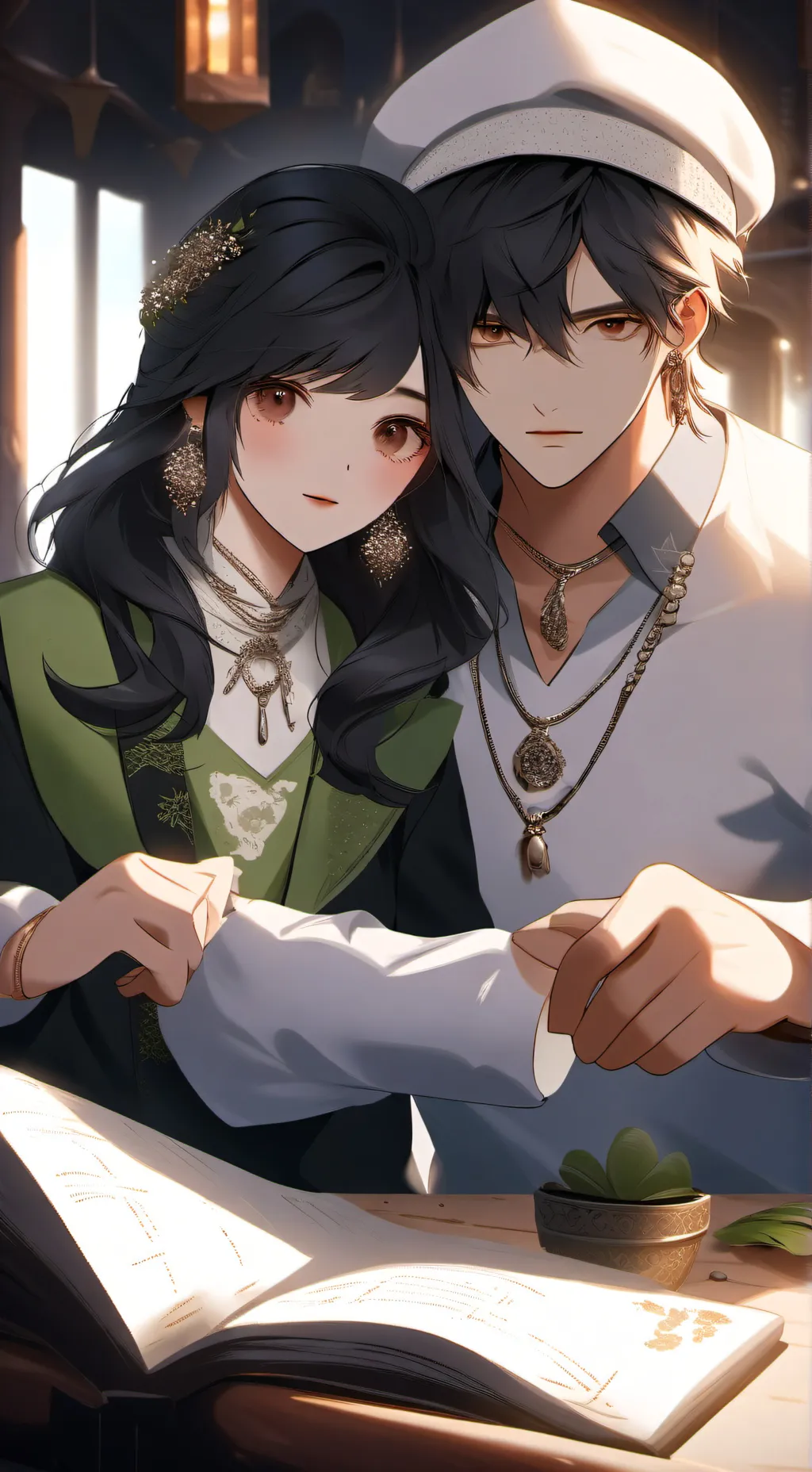 ai character: {cyon} background