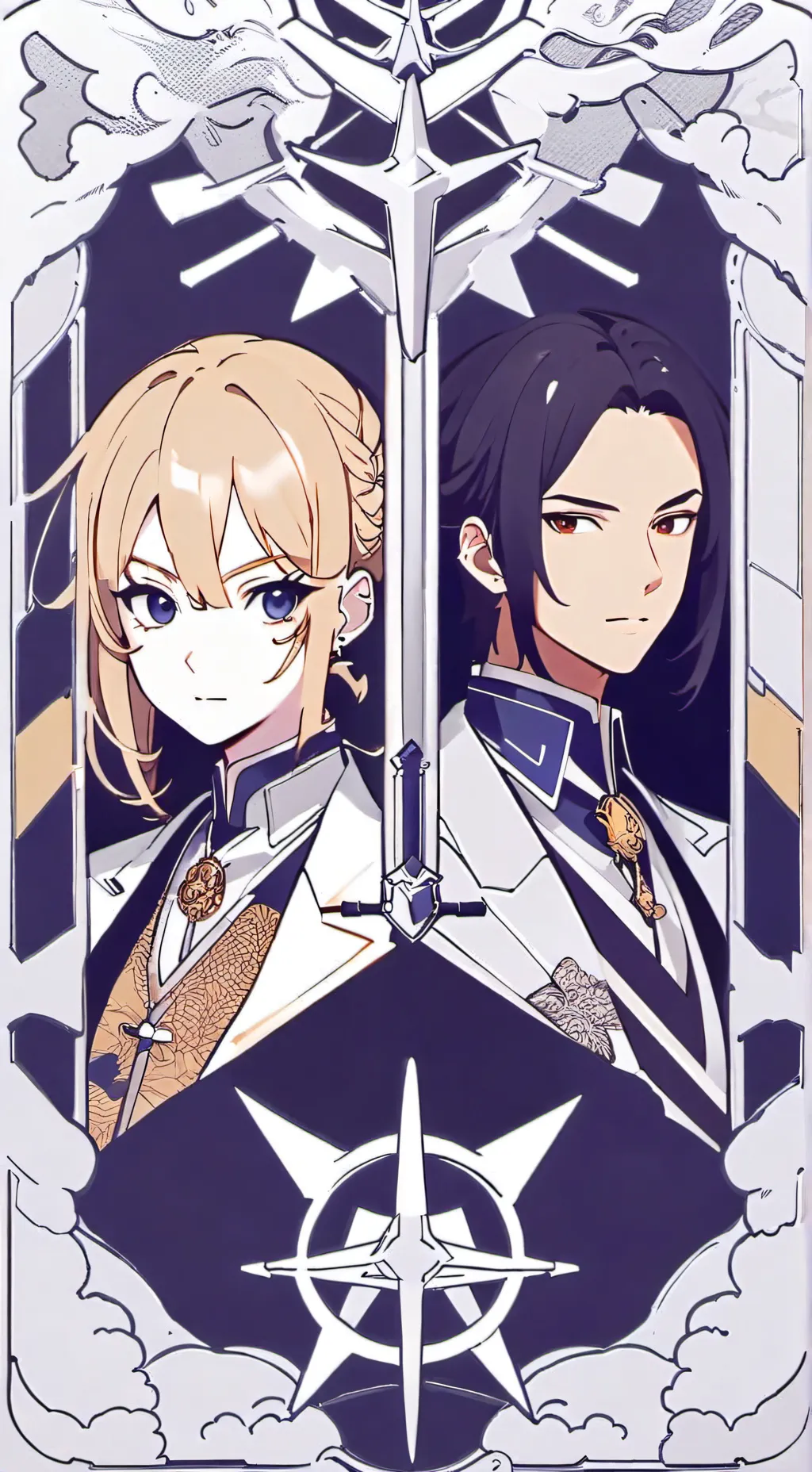 ai character: Mha✨️panel✨️ background