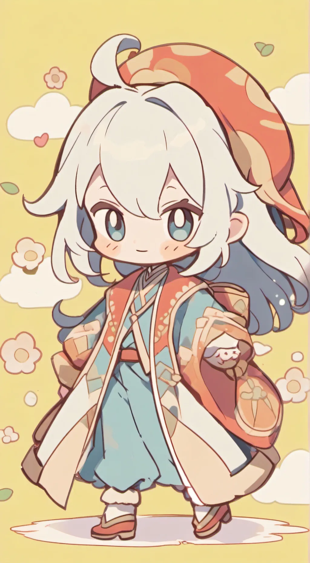 ai character: Rui in class background