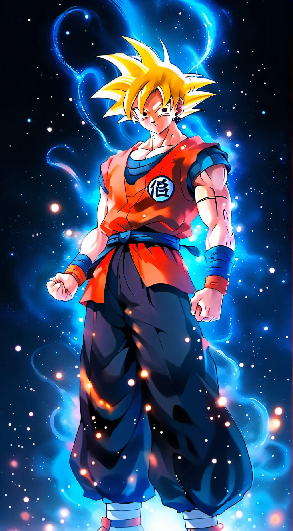 ai character: goku background