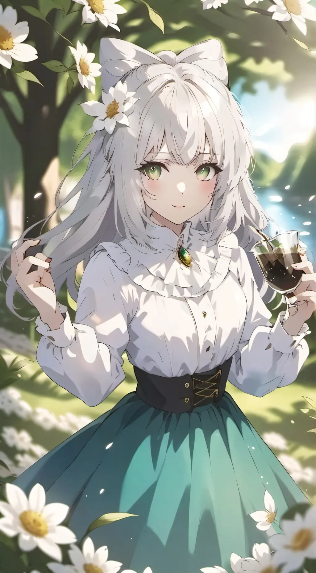 ai character: Jeanne  background