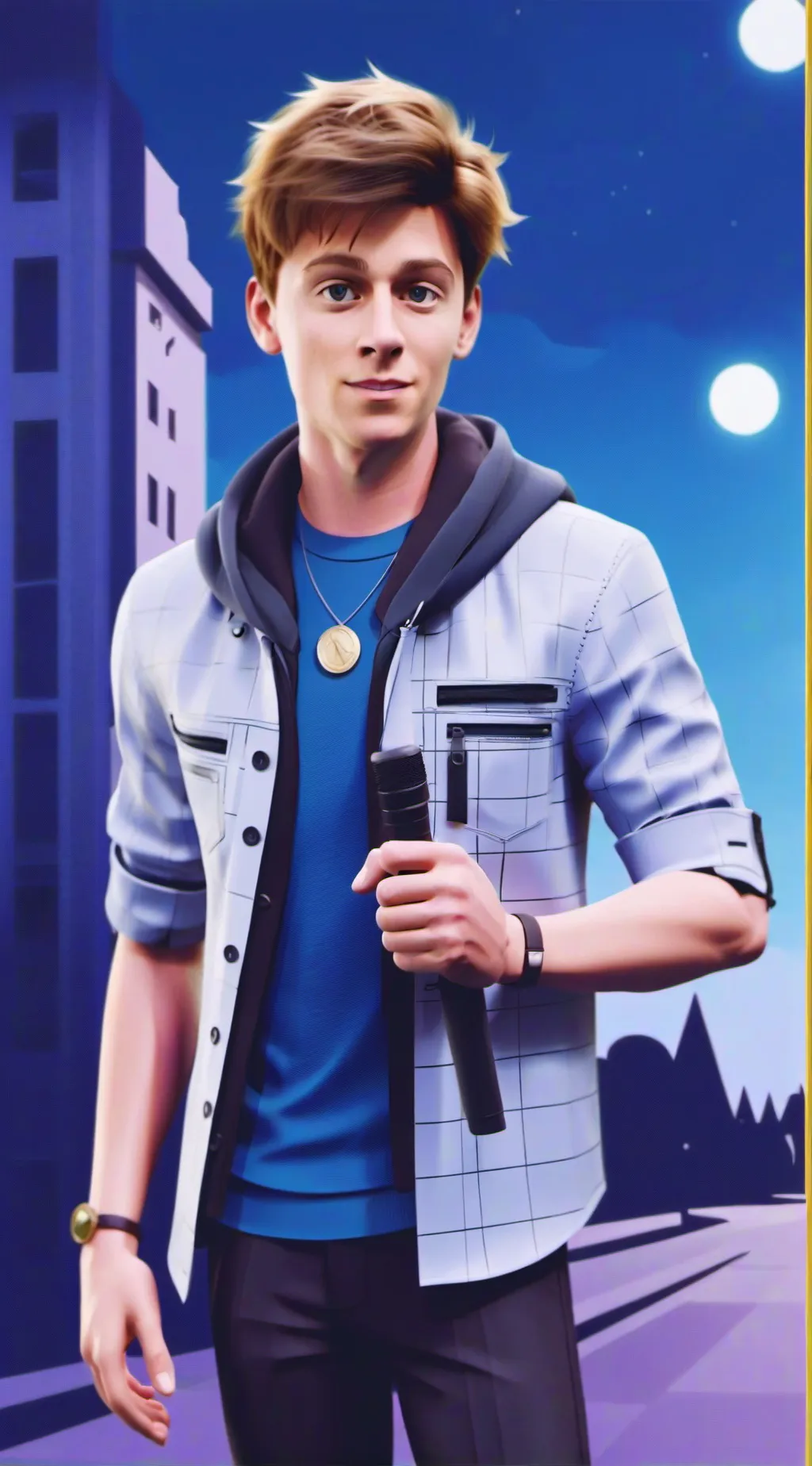 ai character: random background