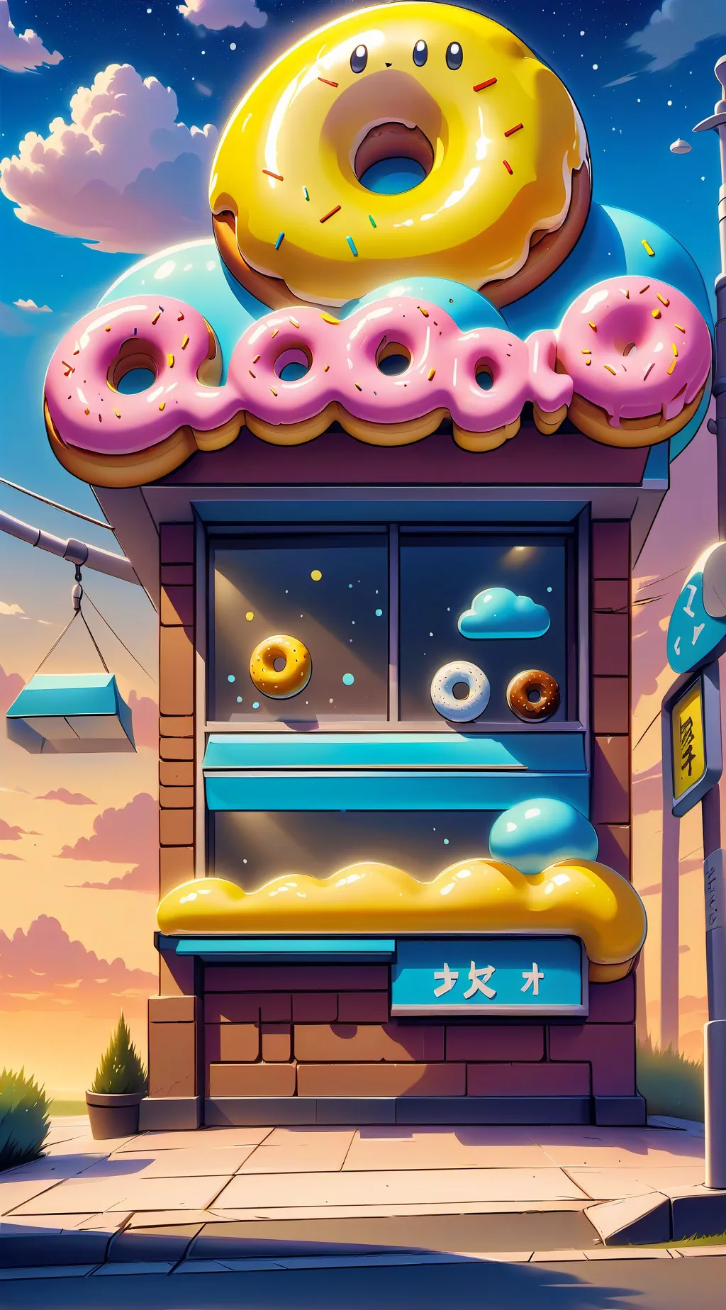 ai character: cloudyay  background