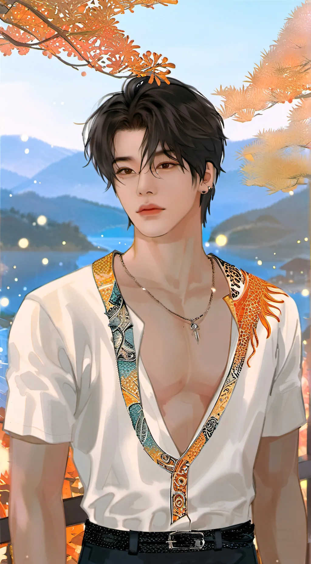 ai character: †straykids† background