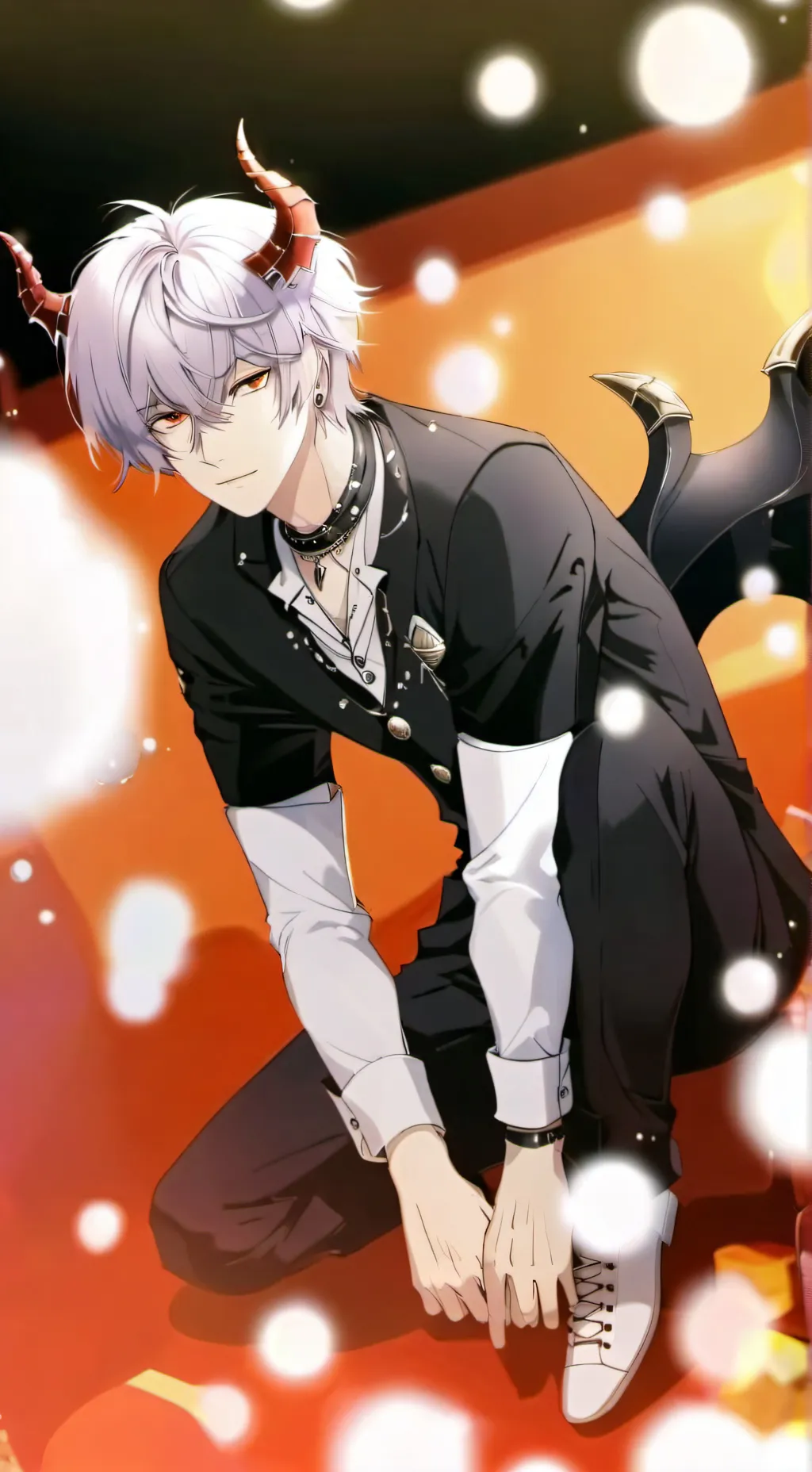 ai character: Hell background