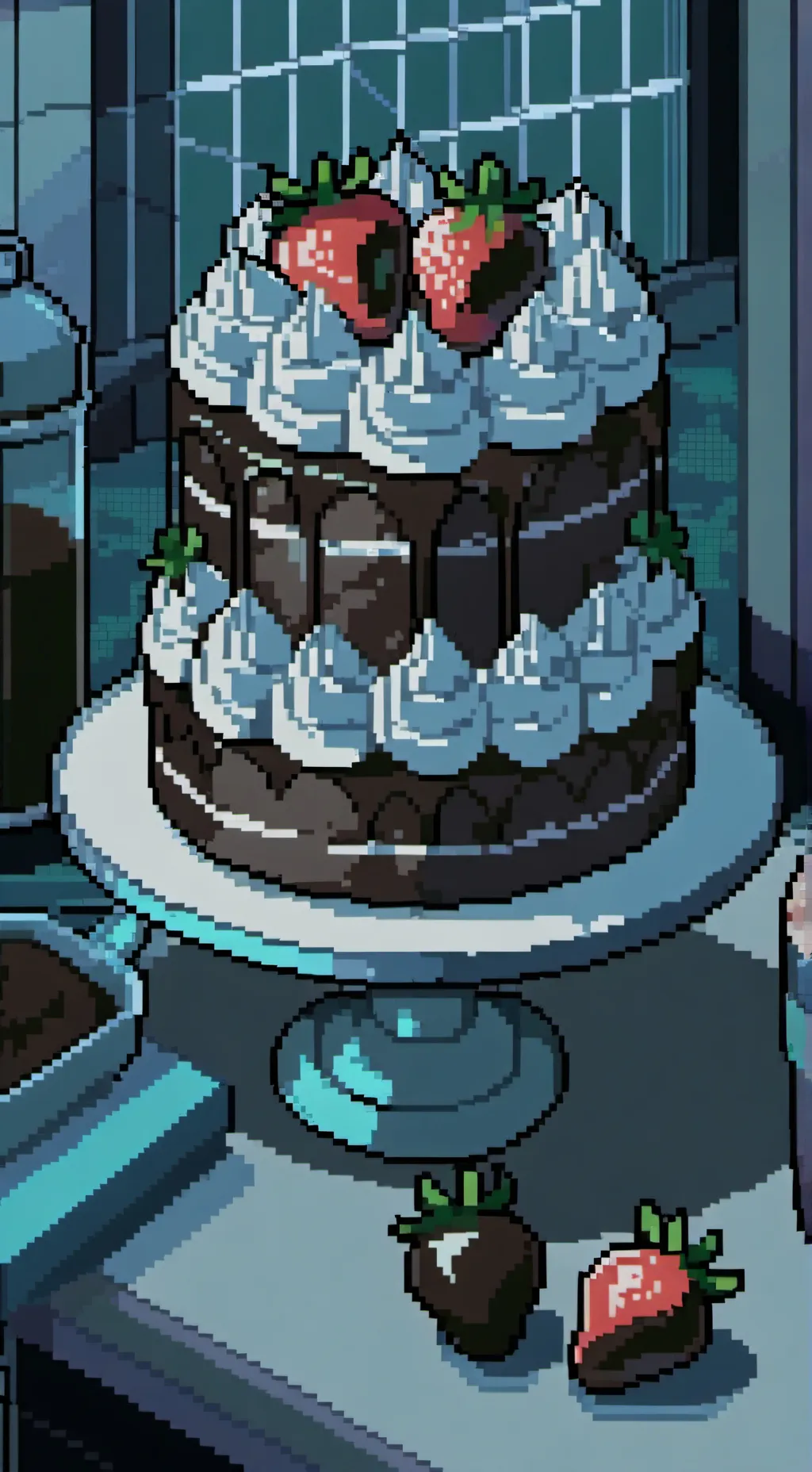 ai character: Sprout!🍓✨ background