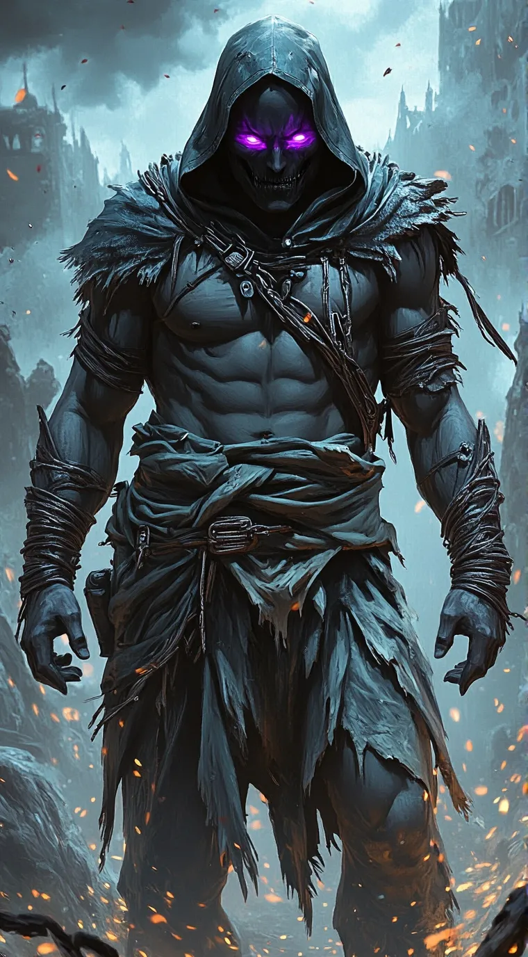 ai character: Baken the banished background