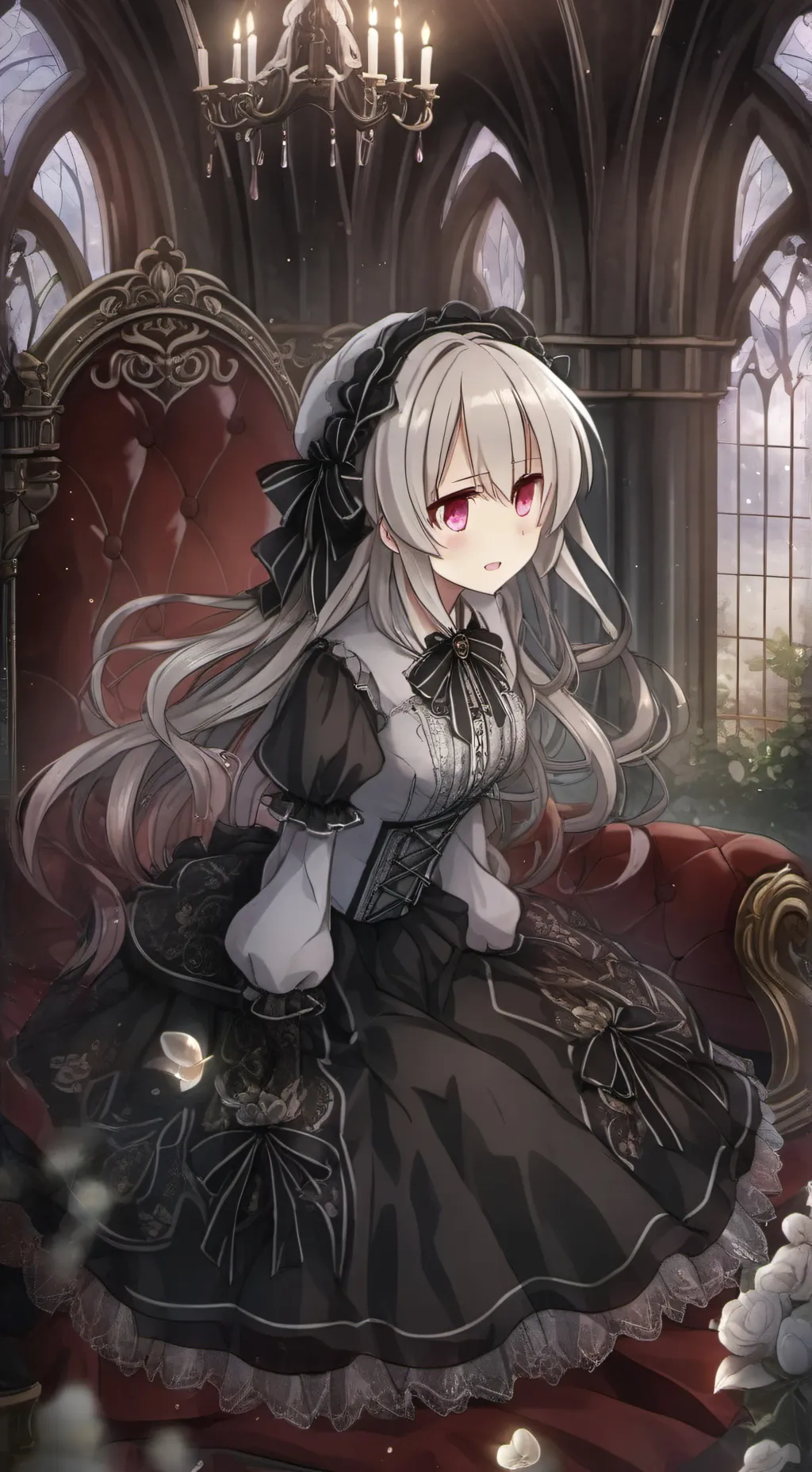 ai character: meow cat god  background