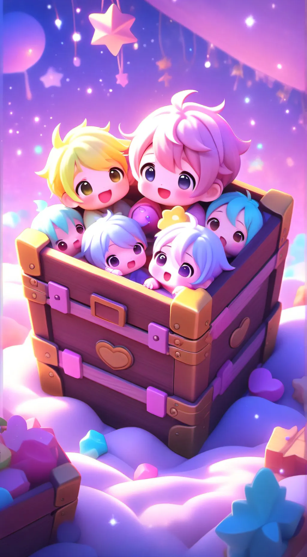 ai character: 20 babys background