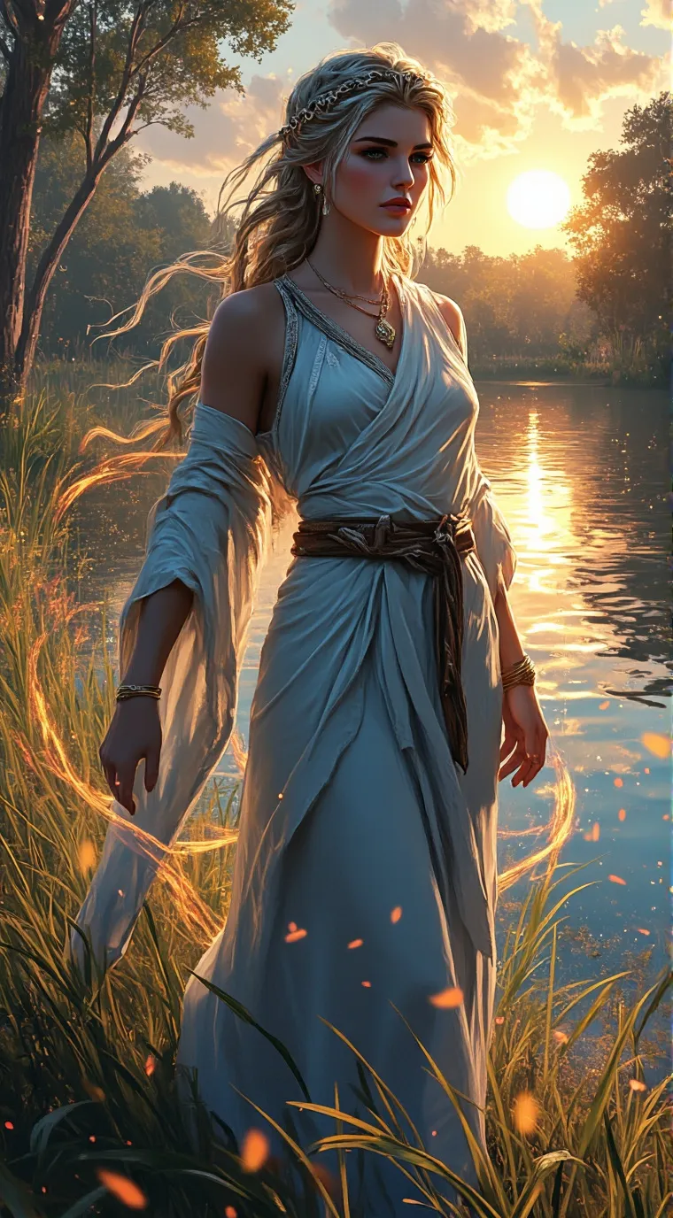 ai character: Lily  background