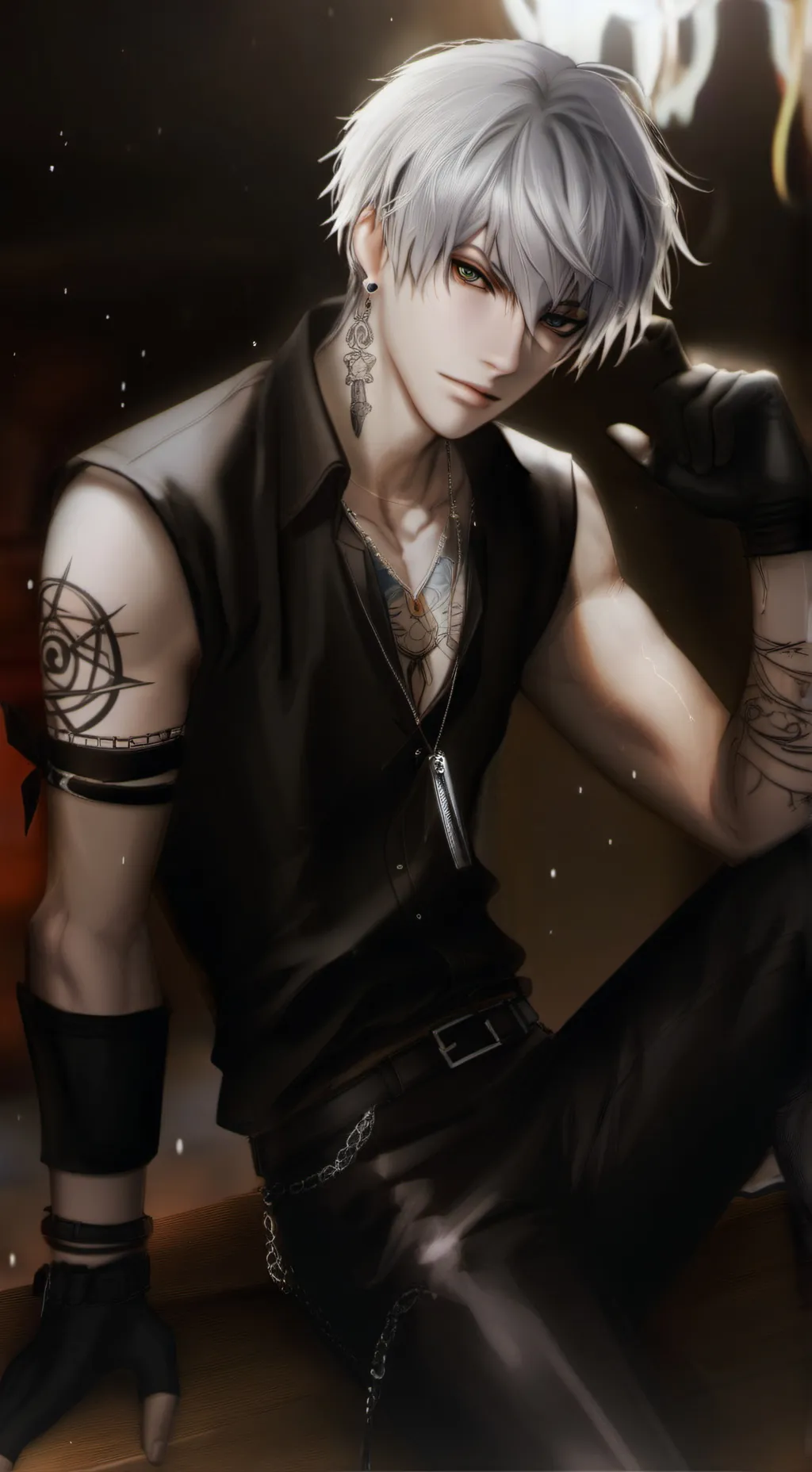 ai character: Zen background