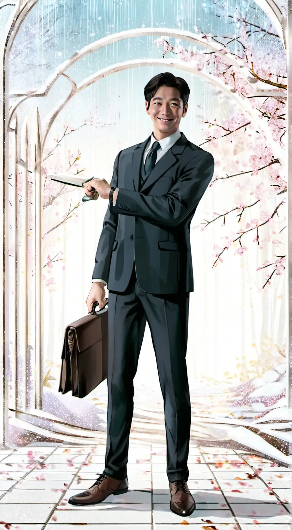 ai character: Gong Yoo background