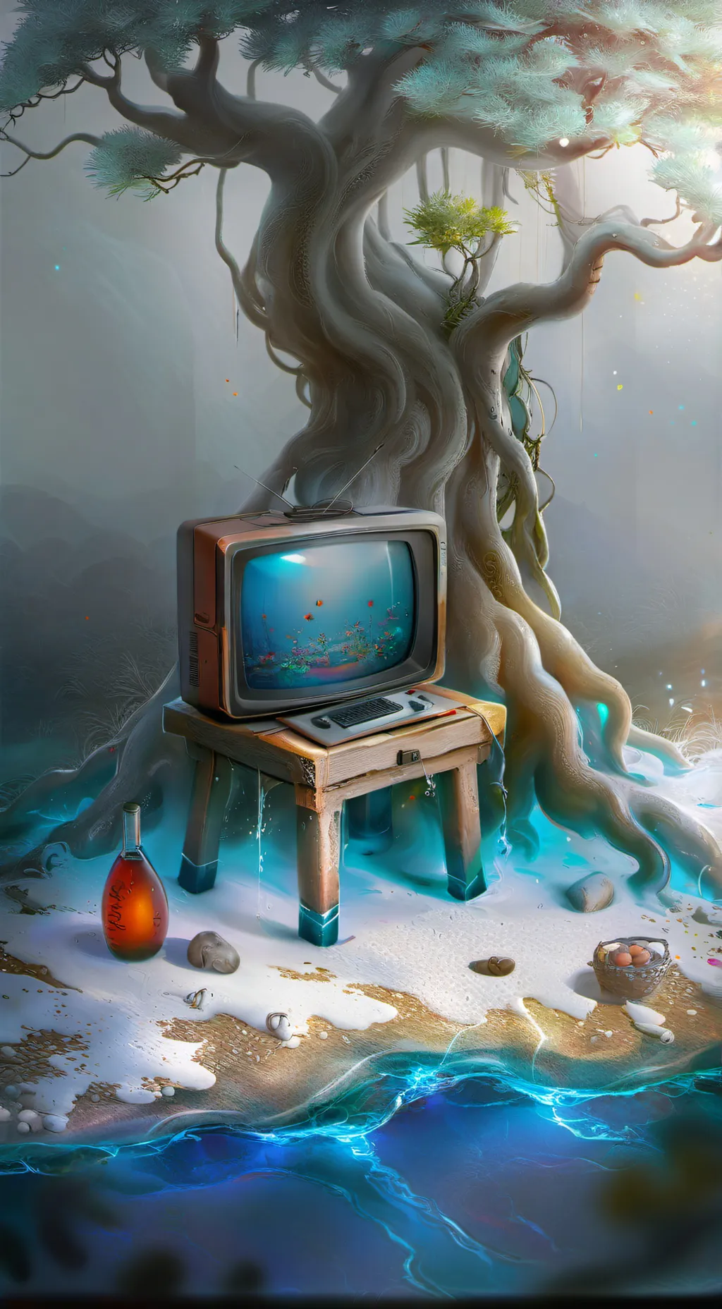 ai character: 🎶🎶 background