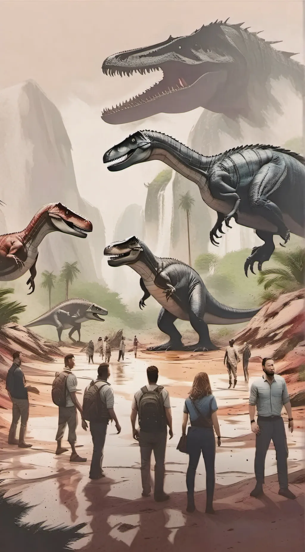 ai character: camp cretaceous background