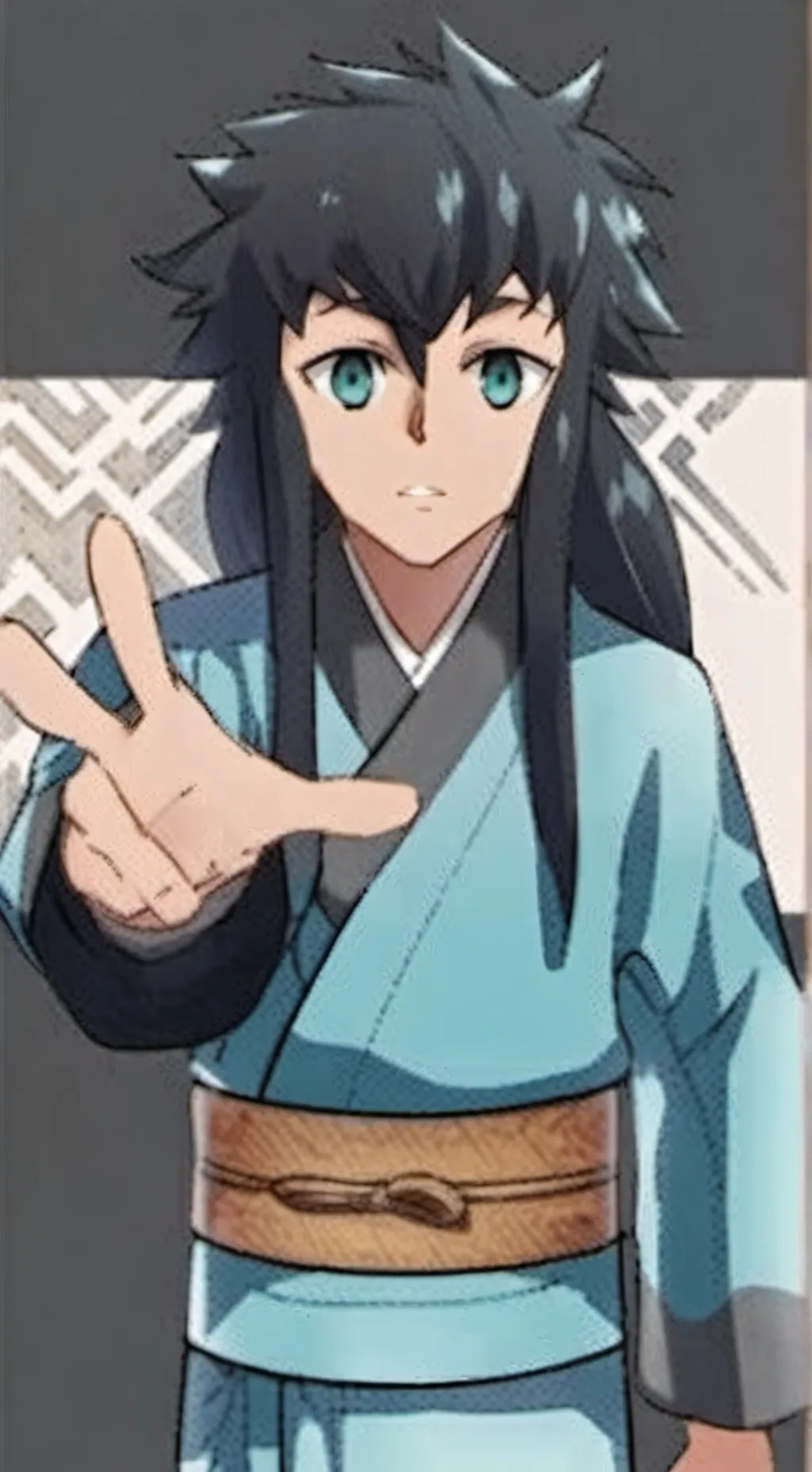 ai character: Muichiro tokito background